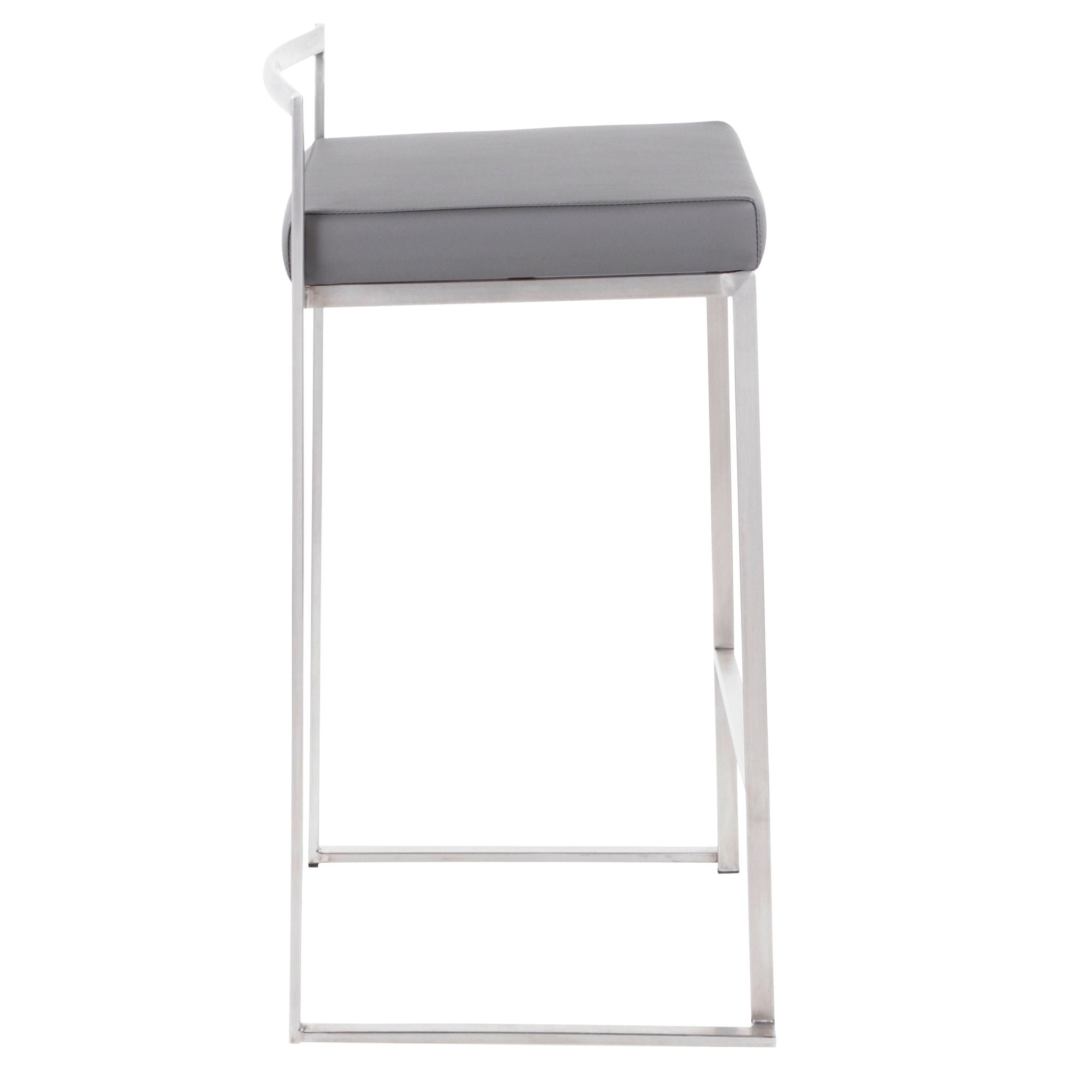 Fuji - Contemporary Elegant Stackable Counter Stool Set - Best Buy Furniture