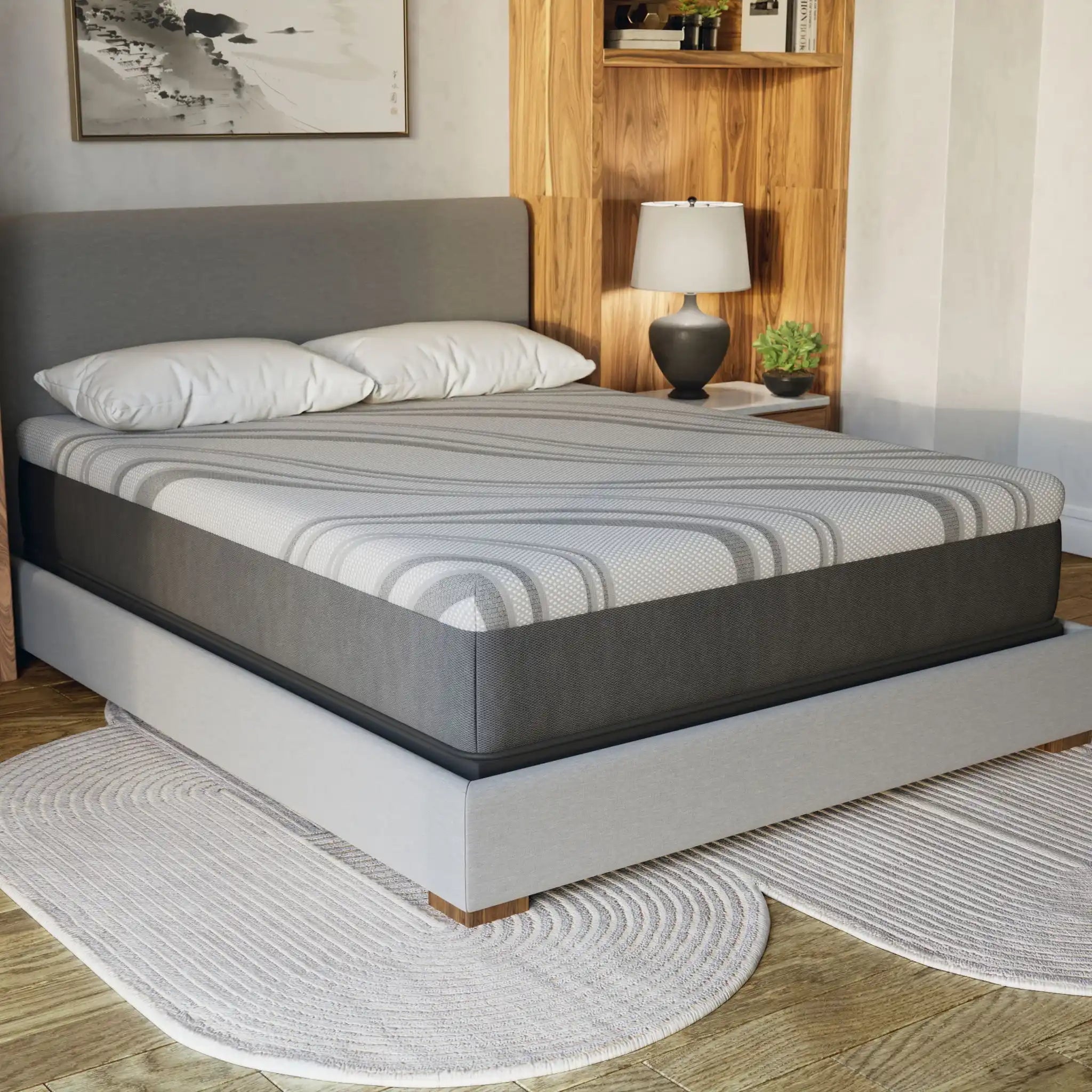 Bib Nl - 12" Pro Gel Hybrid Medium Mattress - Best Buy Furniture