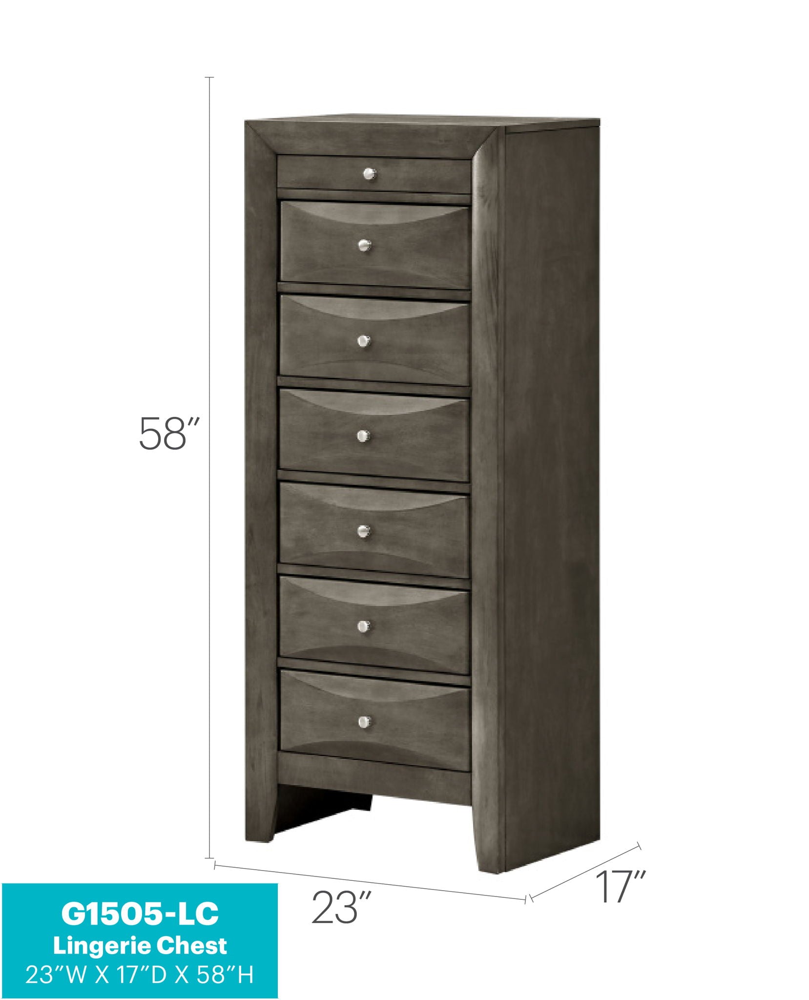Marilla - 7 Drawer Lingerie Chest - Best Buy Furniture