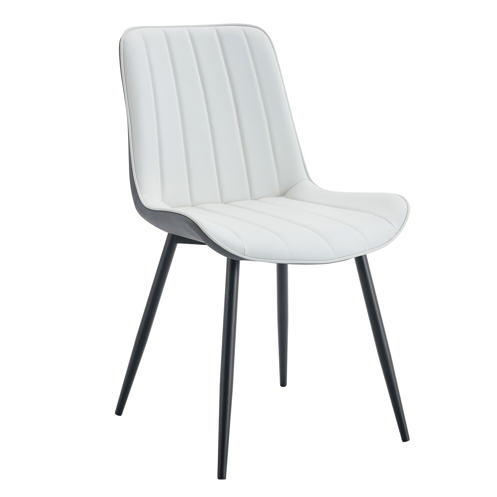 Modern Minimalist Dining Chair Set, Extended Seat Cushion - Best Buy Furniture