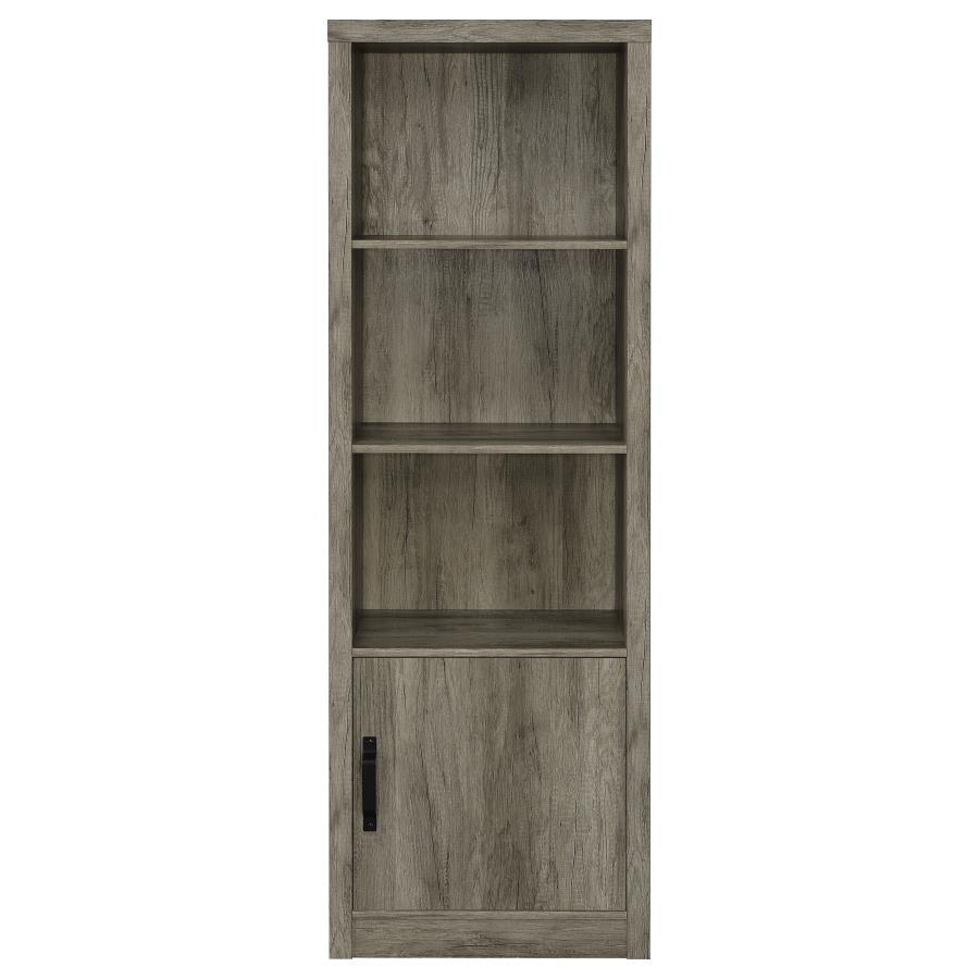 Burke - 3 Piece TV Entertainment Center - Gray Driftwood - Best Buy Furniture