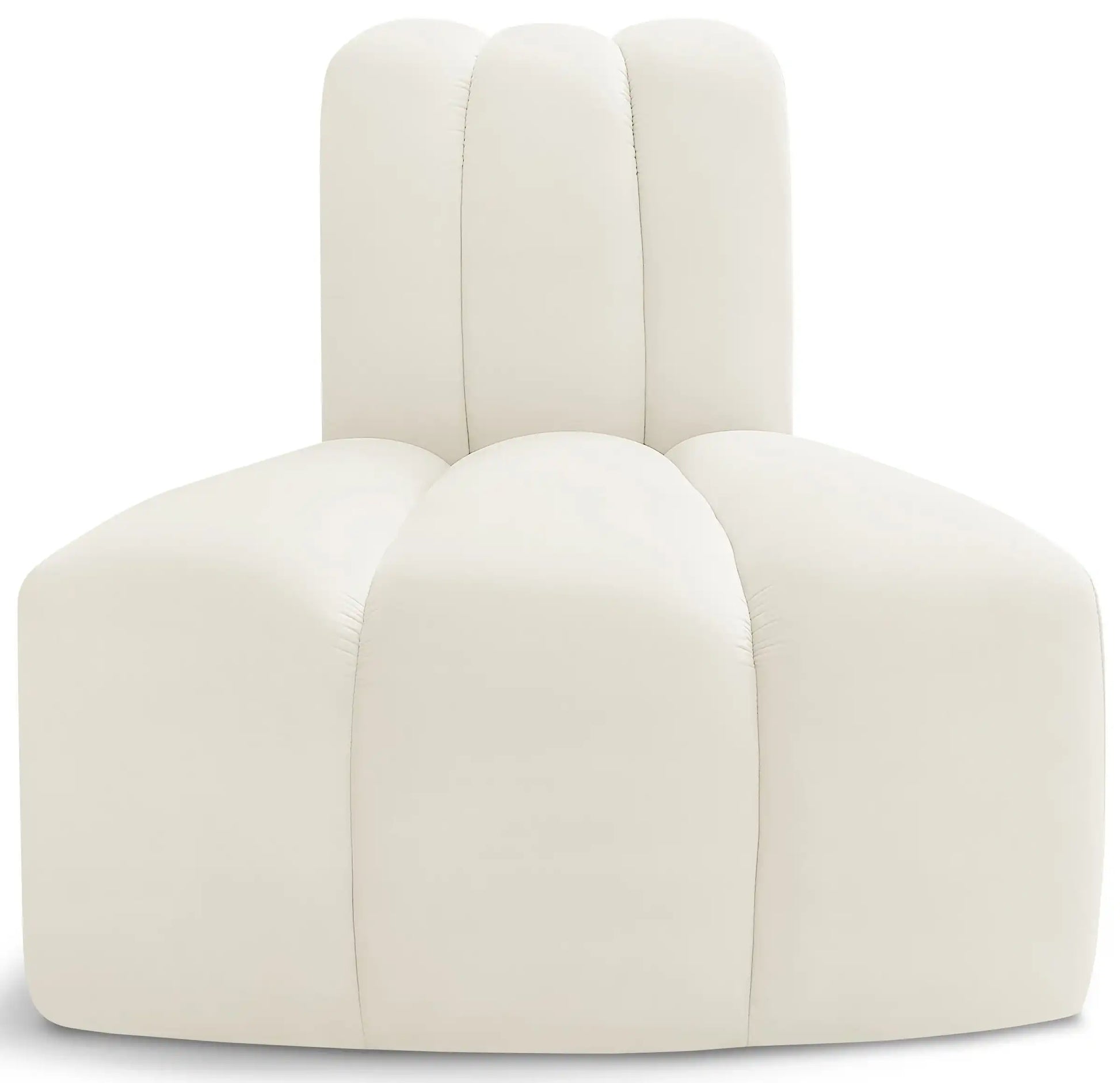Arc - Velvet Reverse Corner Chair - Best Buy Furniture