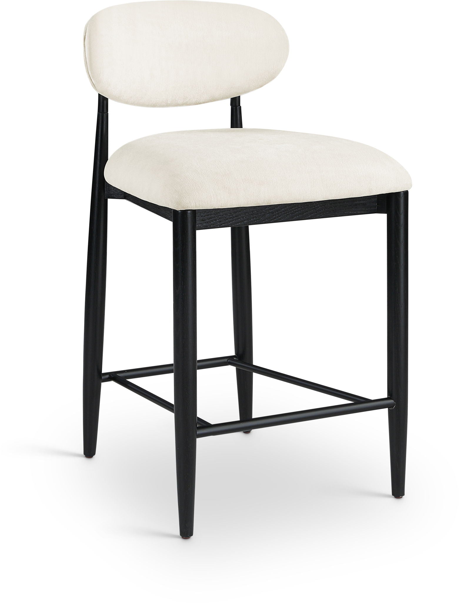 Riccio - Stool - Black Frame - Best Buy Furniture