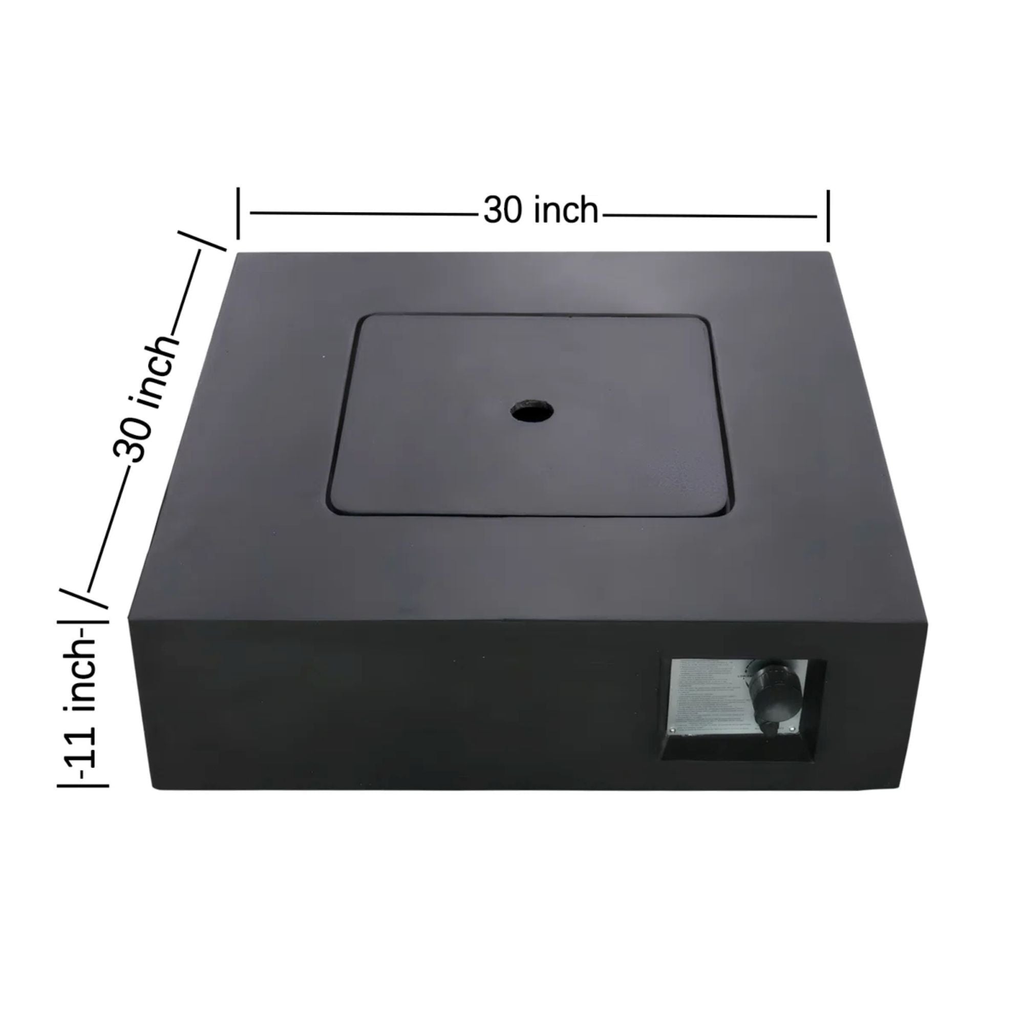 Reinforced - Propane / Gas Fire Pit Table - Best Buy Furniture