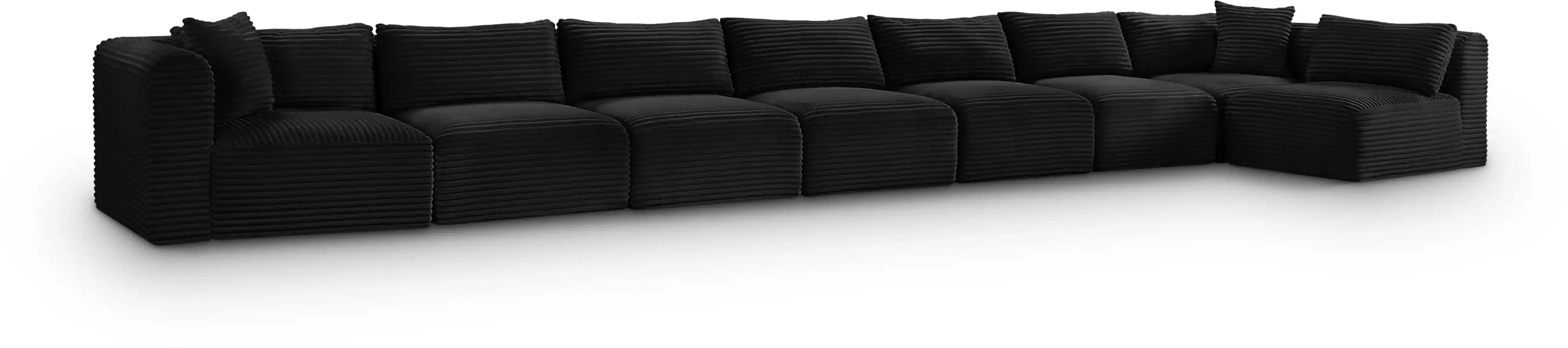 Shaggy - 8 Piece Modular Sectional - Best Buy Furniture