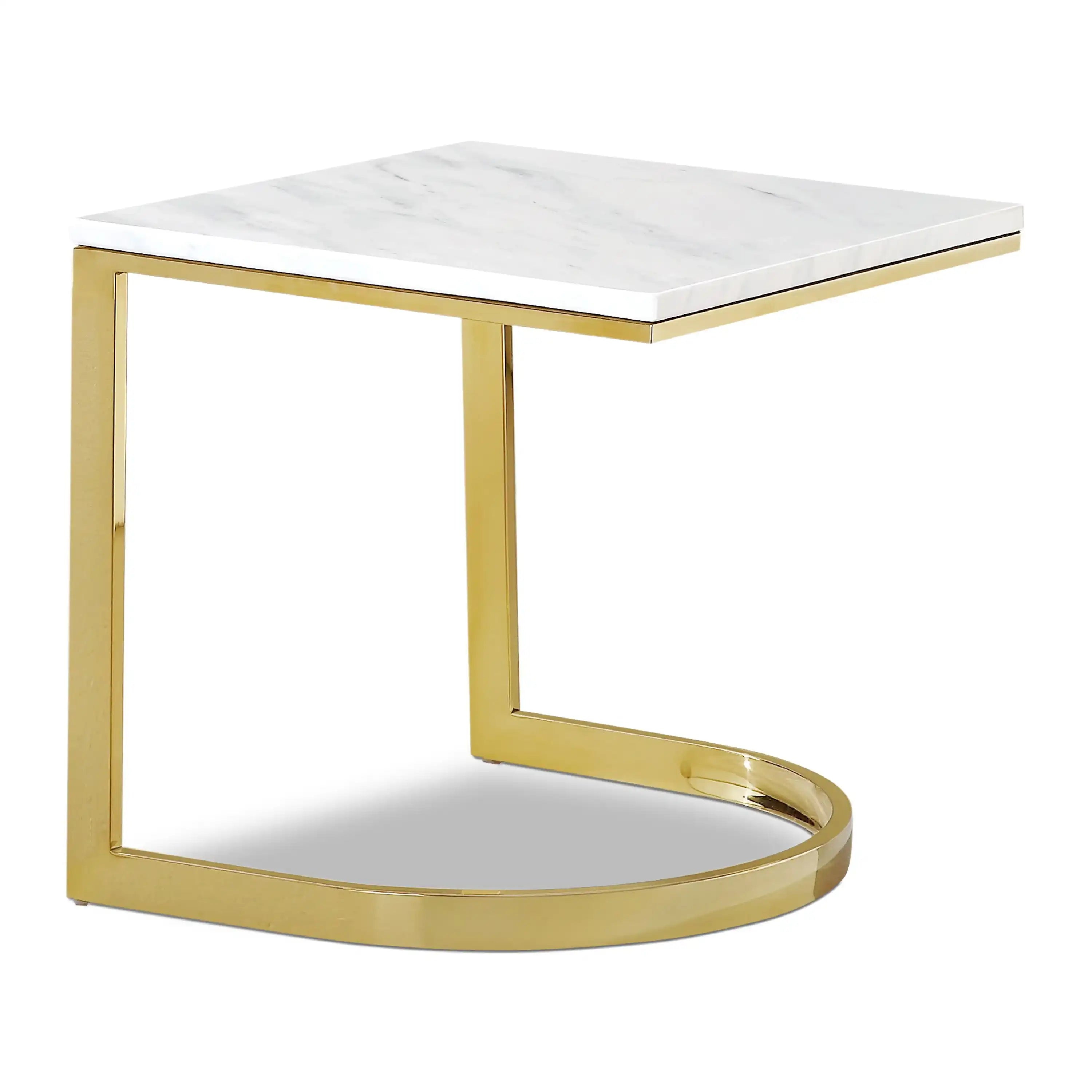 London - End Table - Gold - Best Buy Furniture