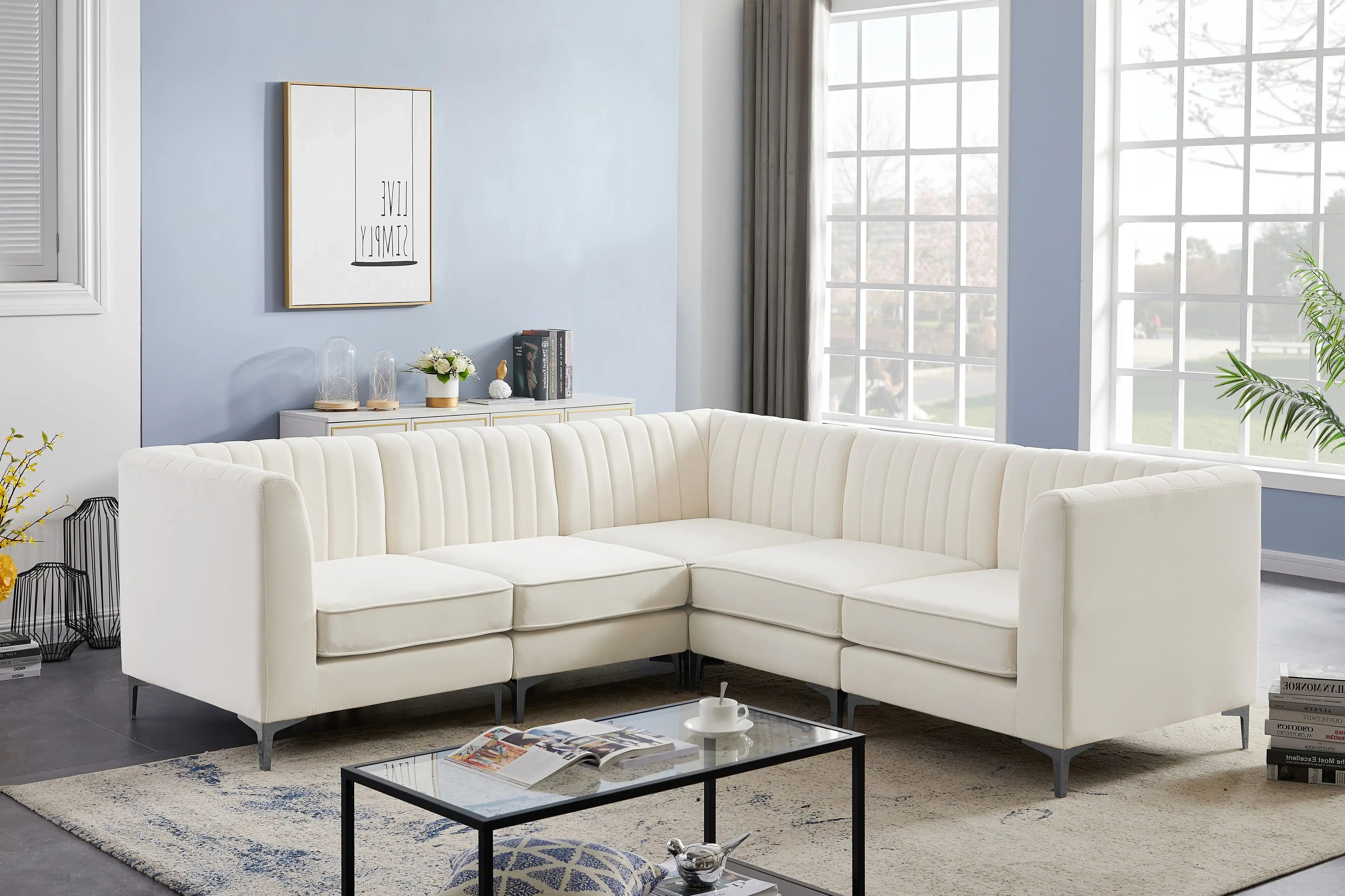 Alina - 5 Piece Modular Corner Sectional - Best Buy Furniture