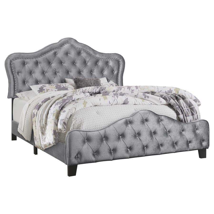 Bella - Upholstered Panel Bed - Best Buy Furniture