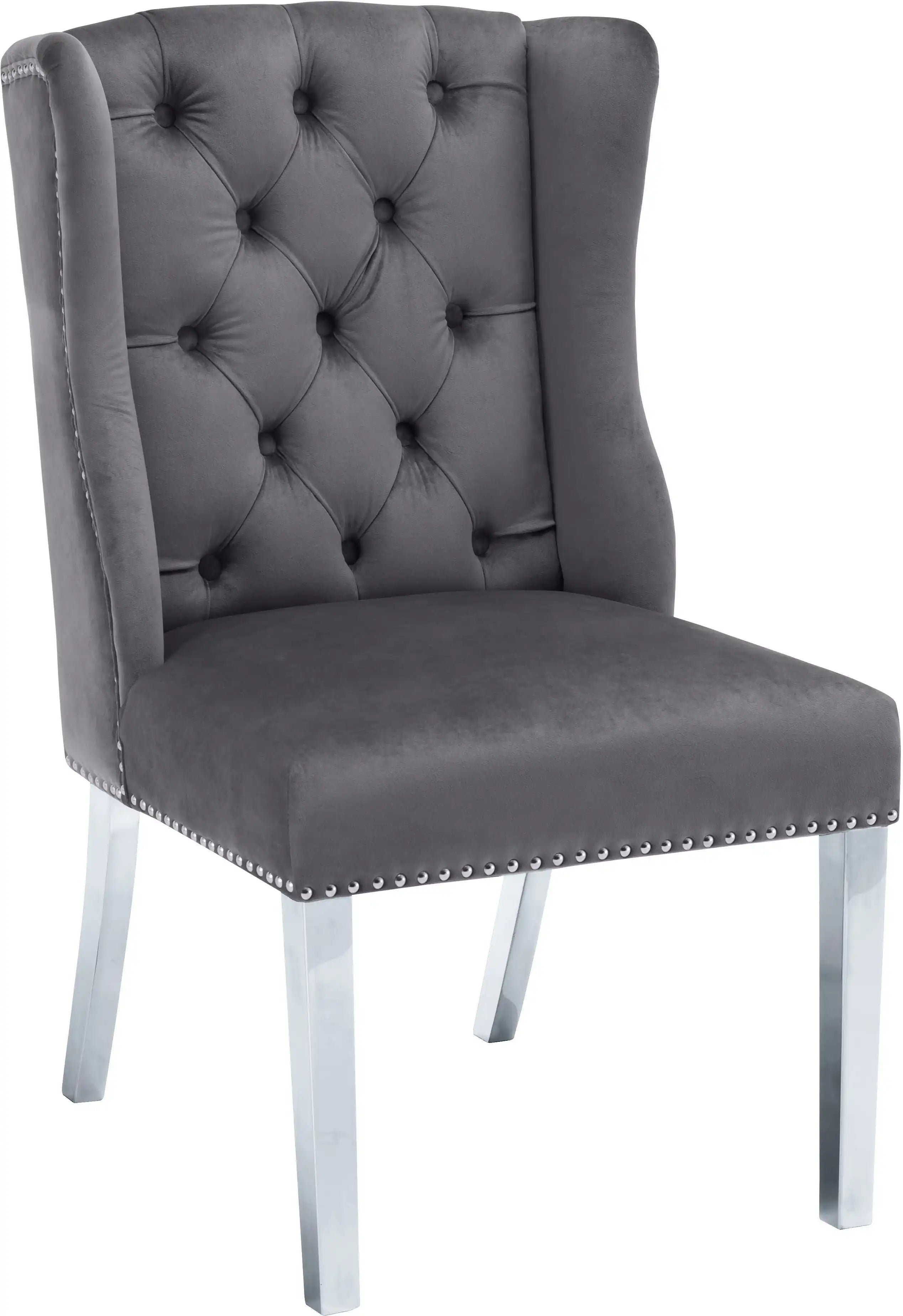 Suri - Dining Chair with Chrome Legs (Set of 2) - Best Buy Furniture