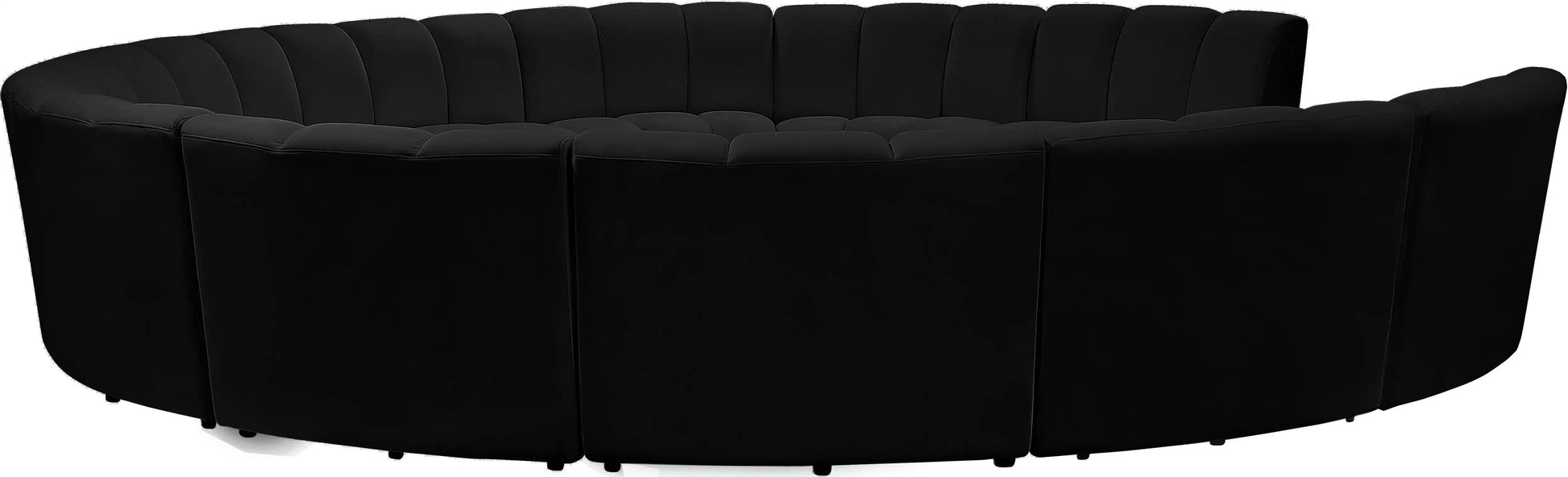 Infinity - 11 Piece Velvet Modular Sectional - Best Buy Furniture