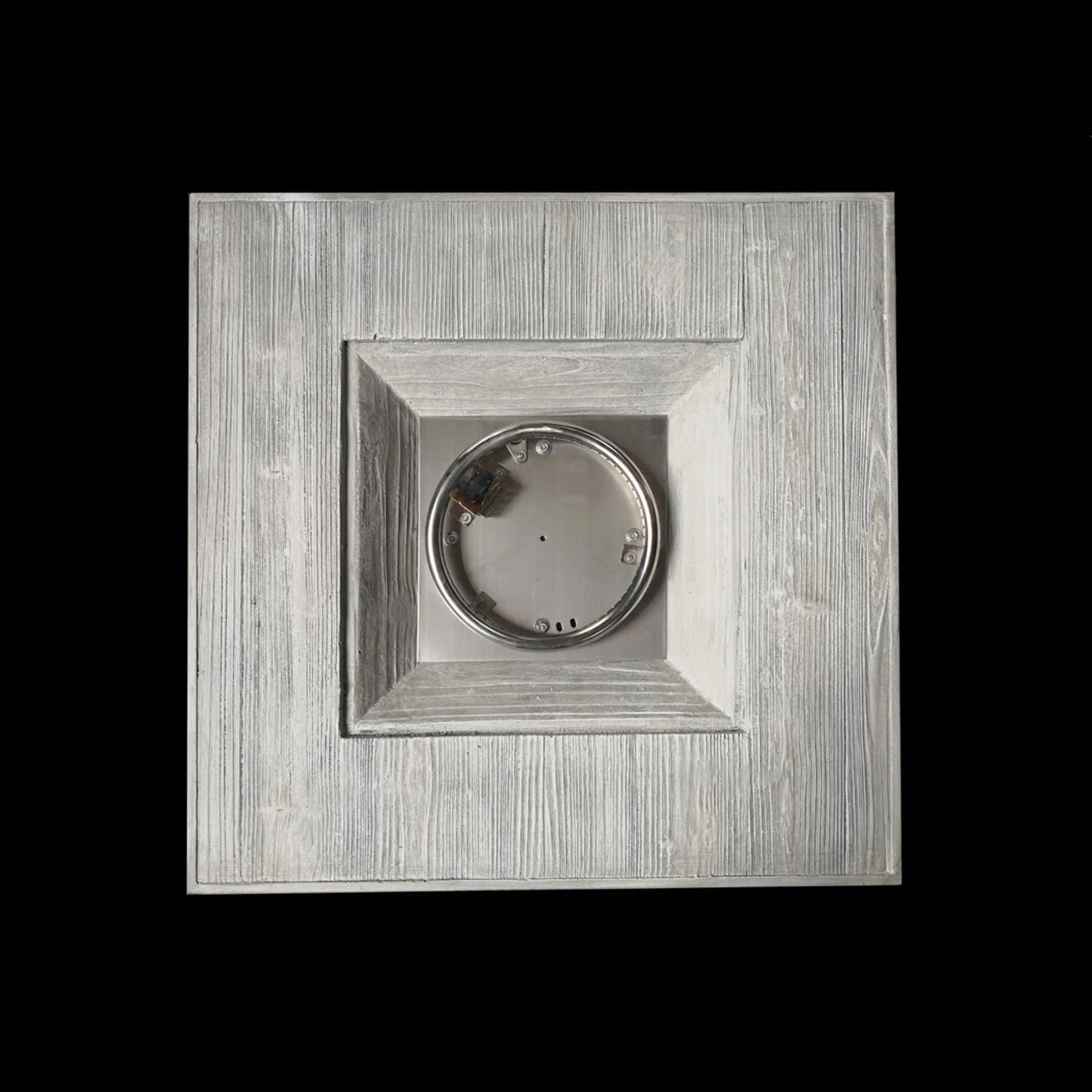 Reinforced - Propane Fire Pit Table - Black / Gray - Best Buy Furniture