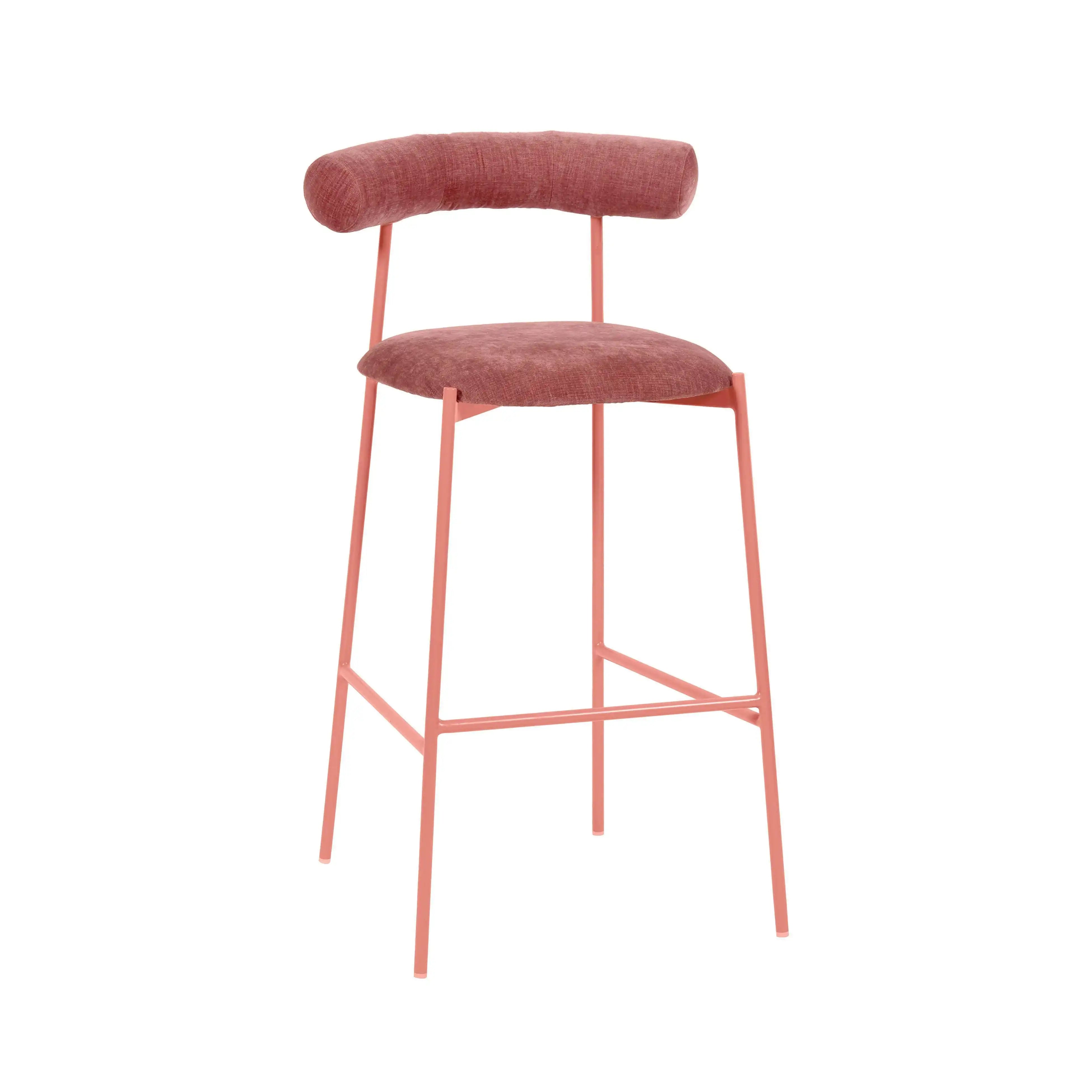 Liliana - Velvet Bar Stool - Best Buy Furniture