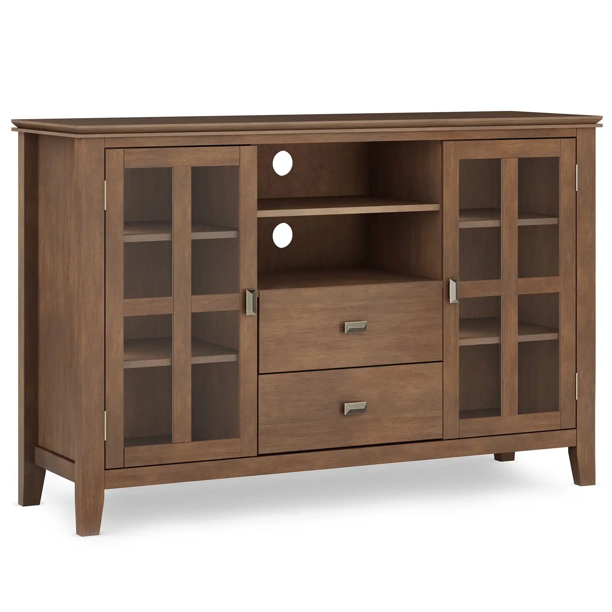 Artisan - Handcrafted Tall TV Media Stand - Best Buy Furniture