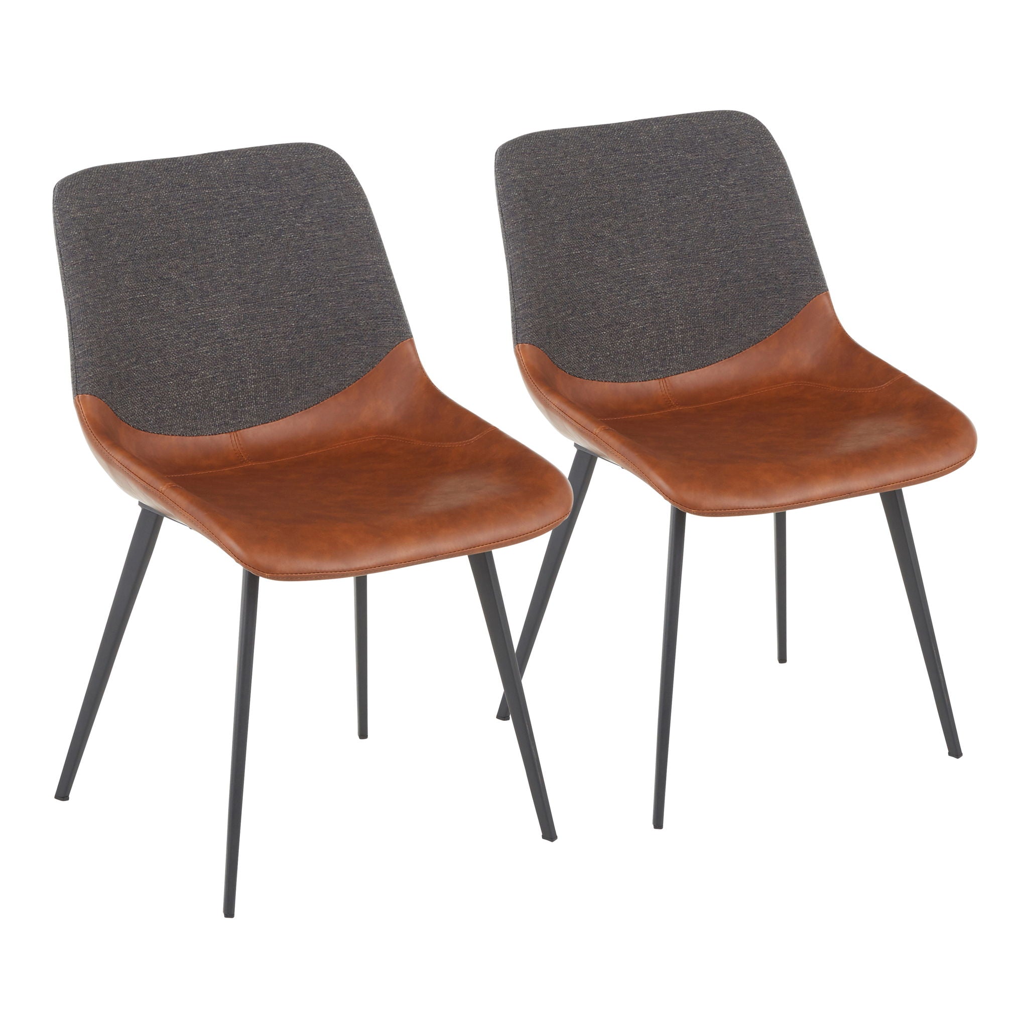 Outlaw - Industrial Two Tone Chair (Set of 2) - Best Buy Furniture