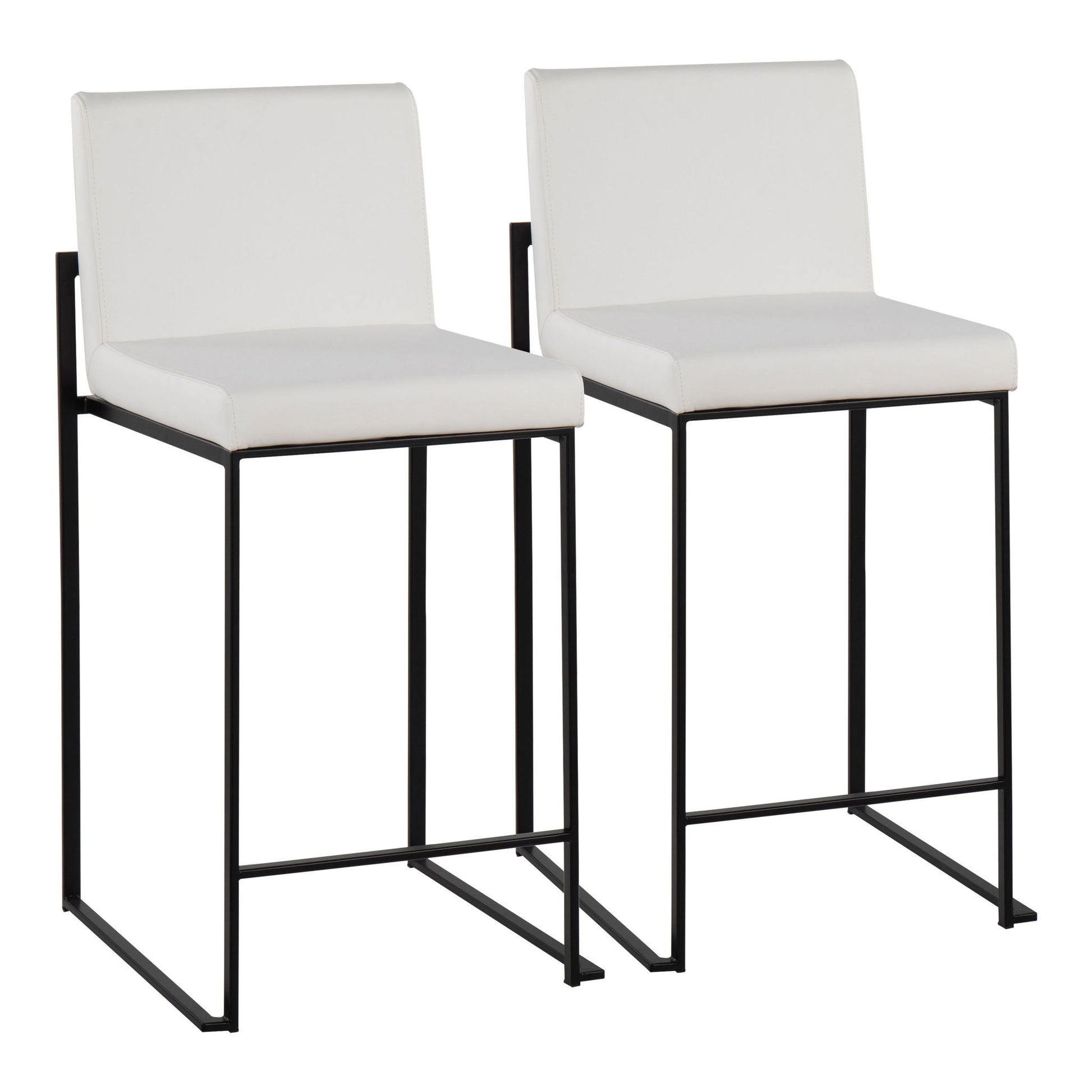 Fuji - Contemporary Modern Elegance, High Back Counter Stool - Best Buy Furniture