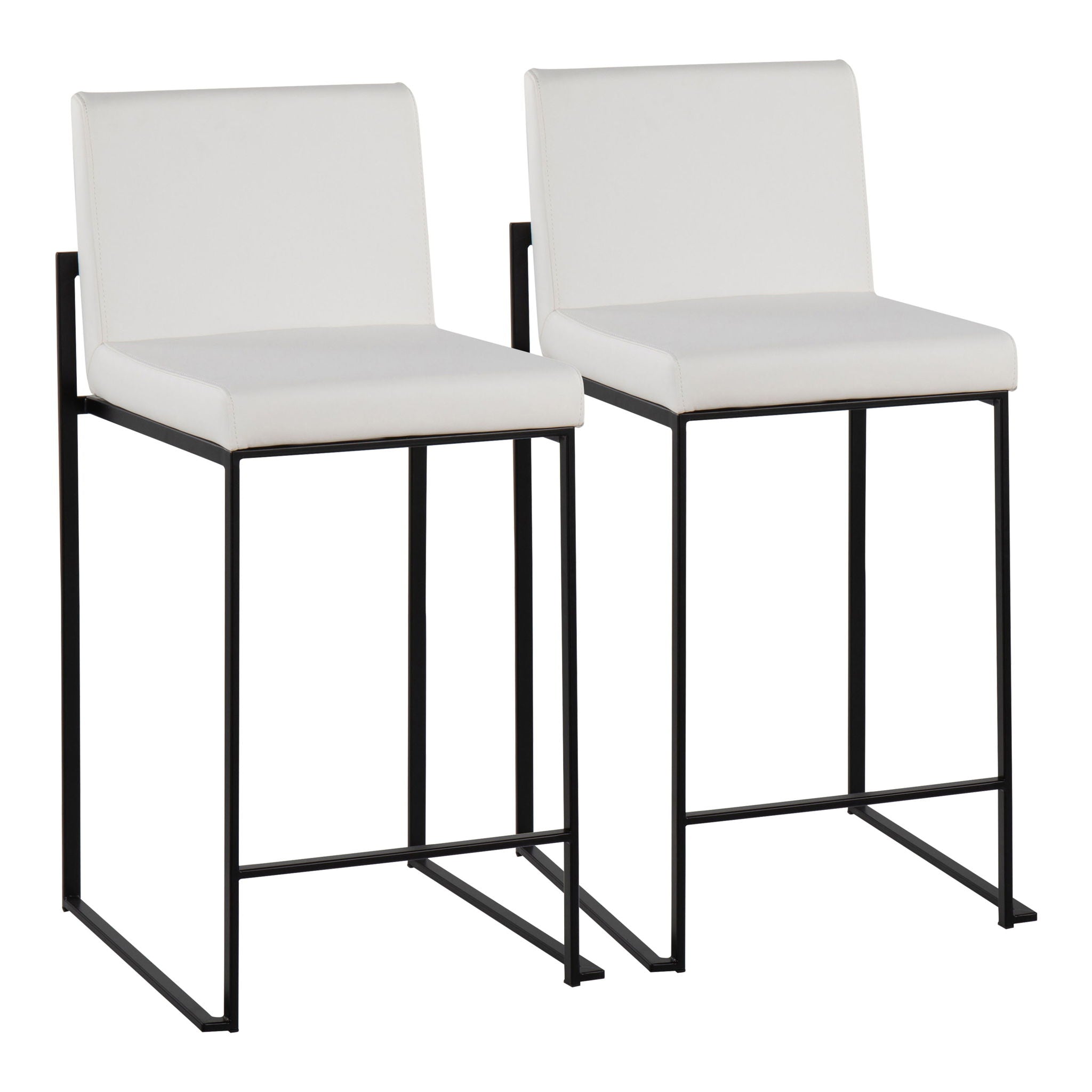 Fuji - Contemporary Modern Elegance, High Back Counter Stool - Best Buy Furniture