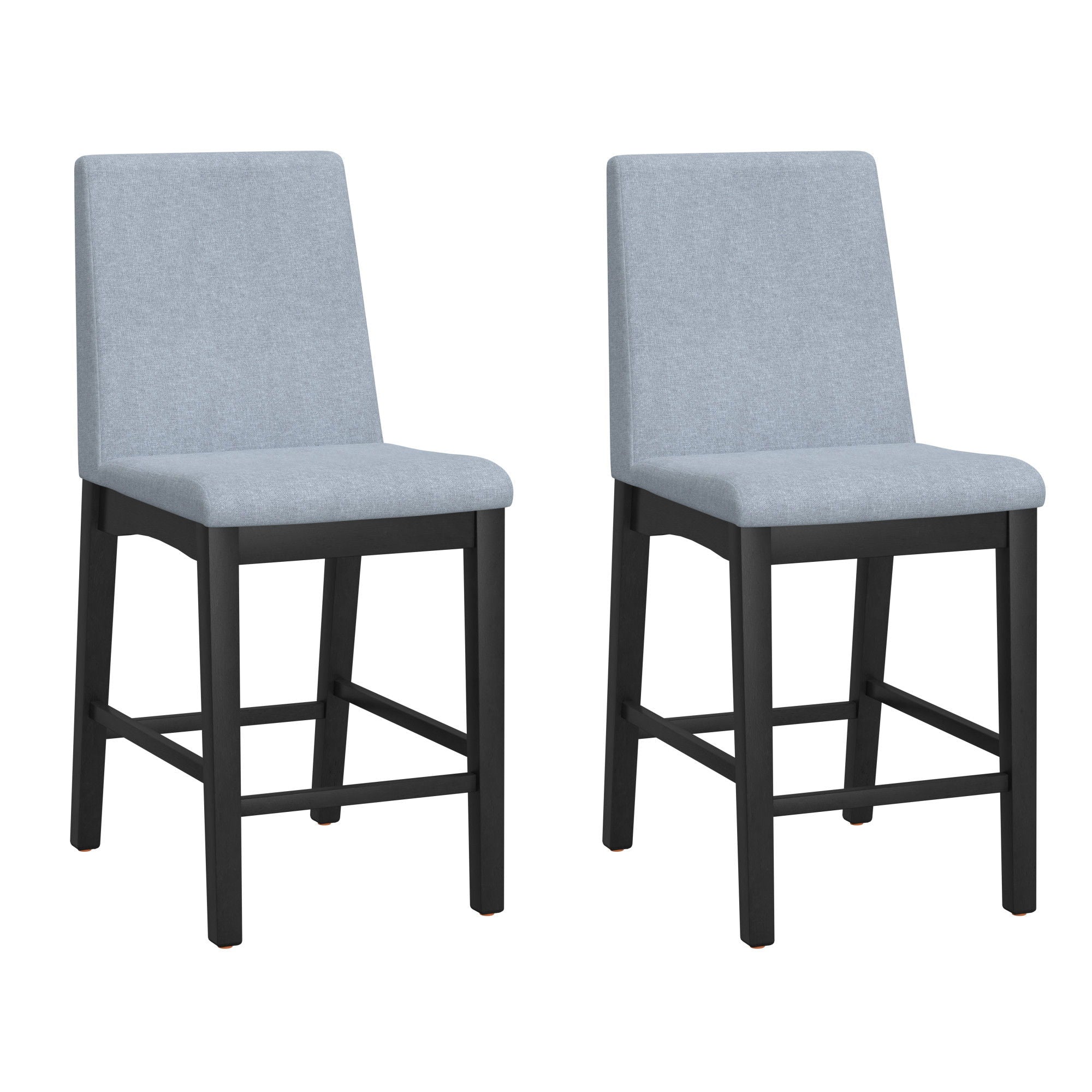 Quaint - Gathering Height Stool (Set of 2) - Gray - Best Buy Furniture