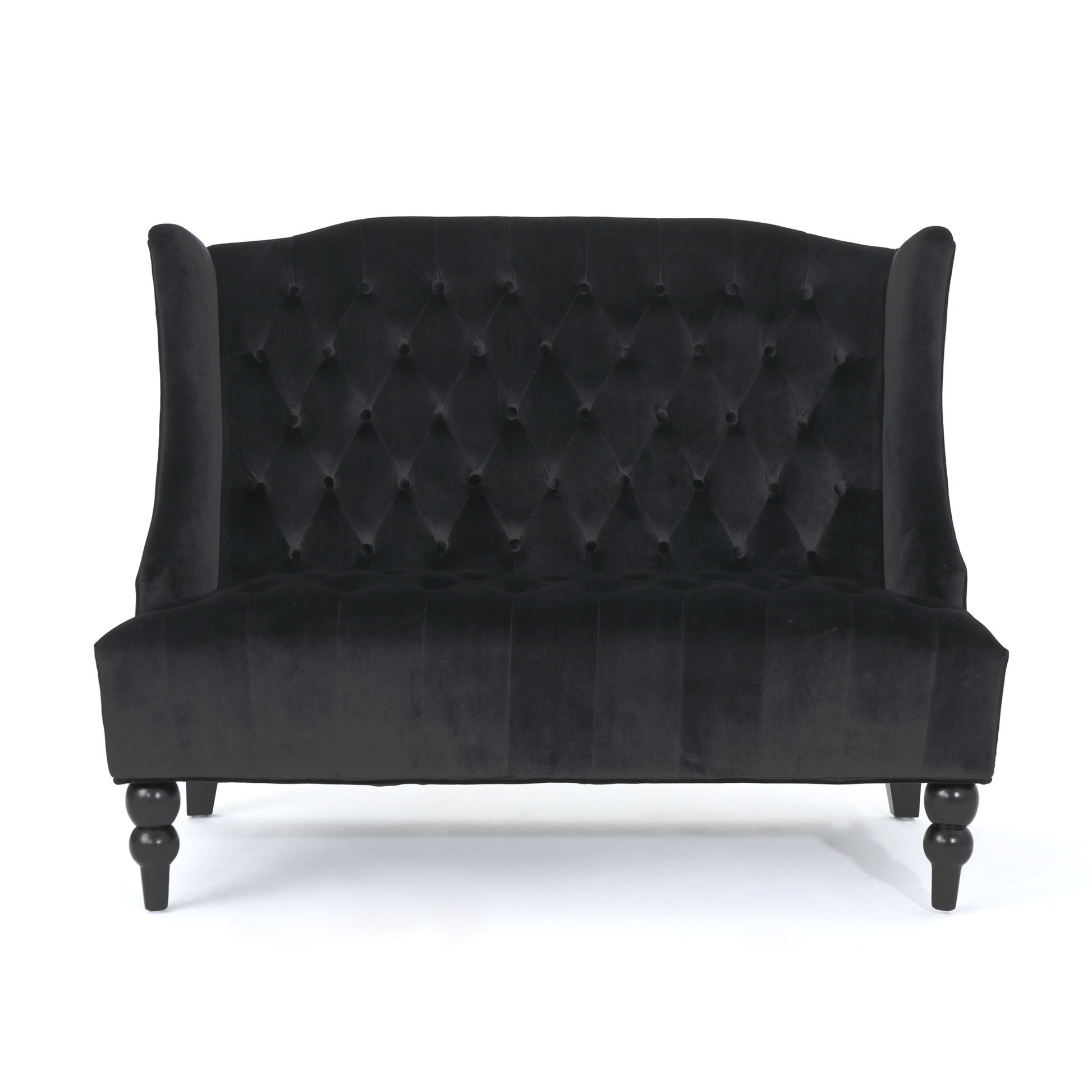 Nurturing - Upholstered Loveseat With Wing Back And Diamond Tufting - Best Buy Furniture