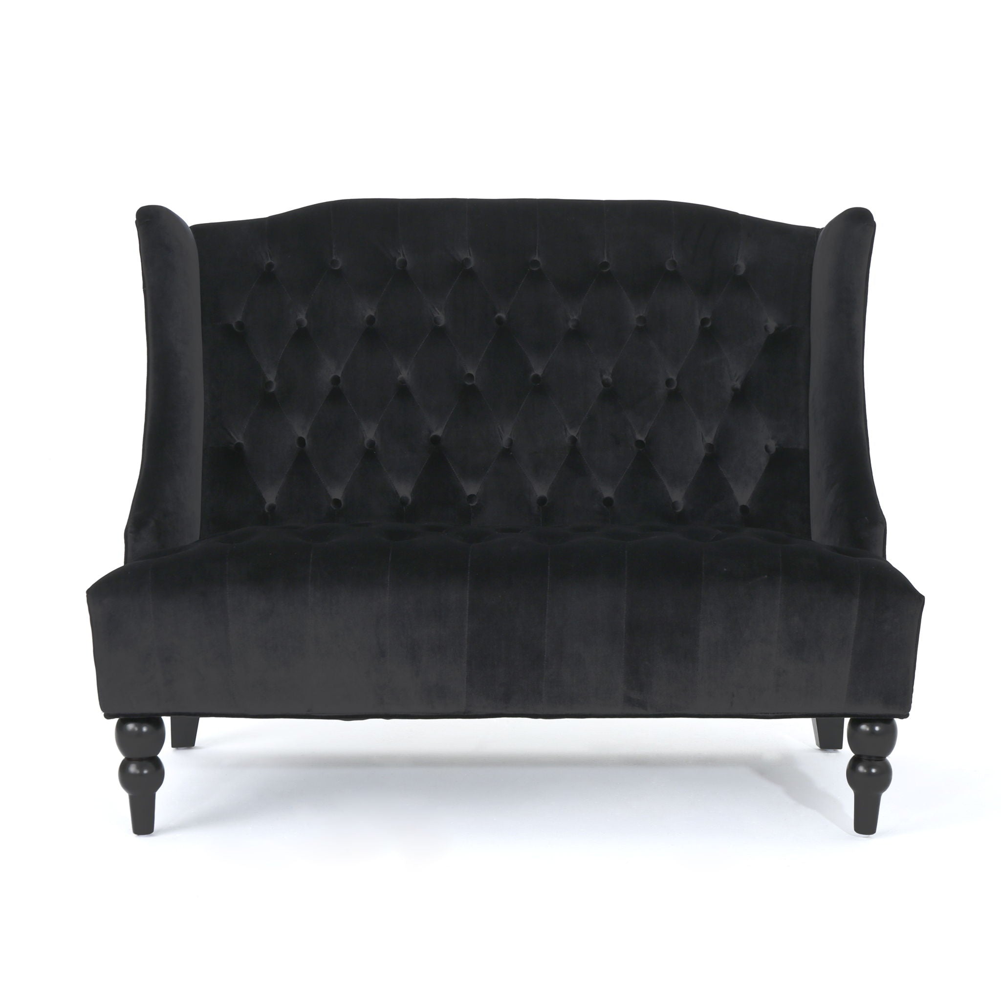 Nurturing - Upholstered Loveseat With Wing Back And Diamond Tufting - Best Buy Furniture