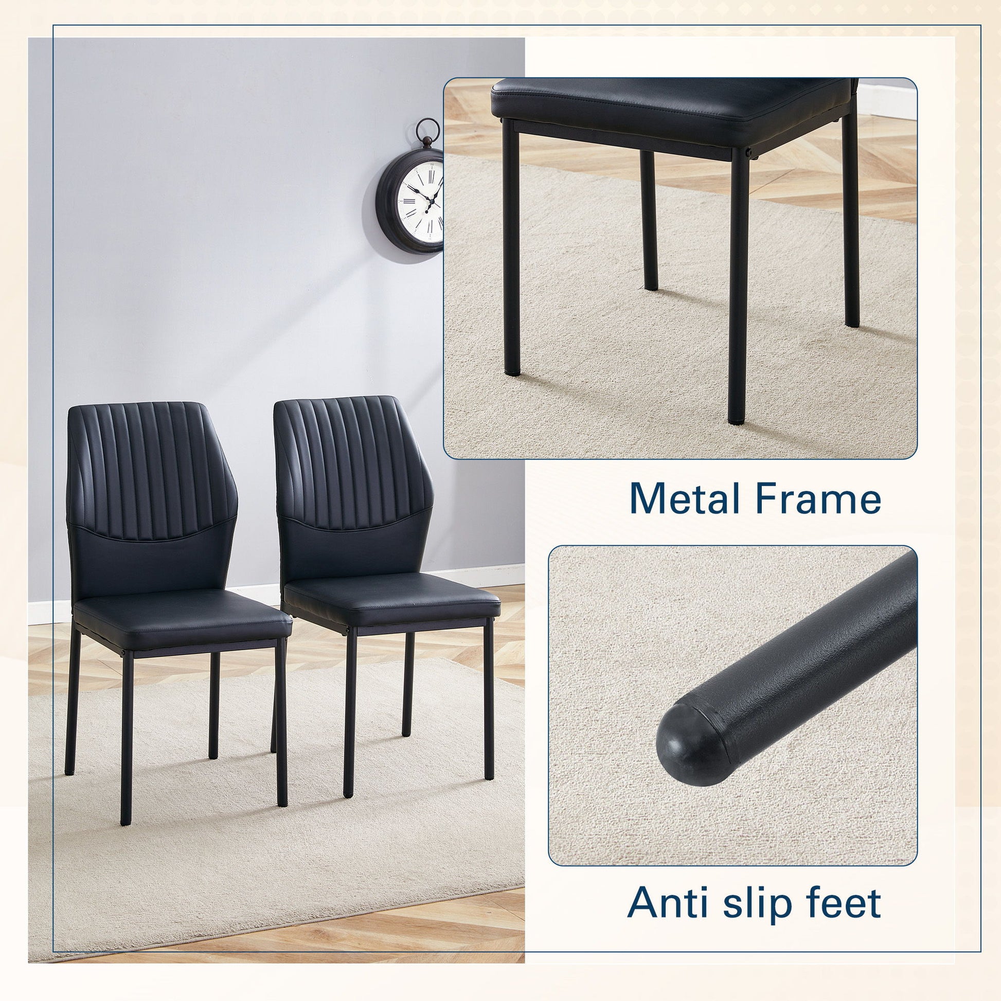 Luxury Simple Chair With Metal Leg - Best Buy Furniture