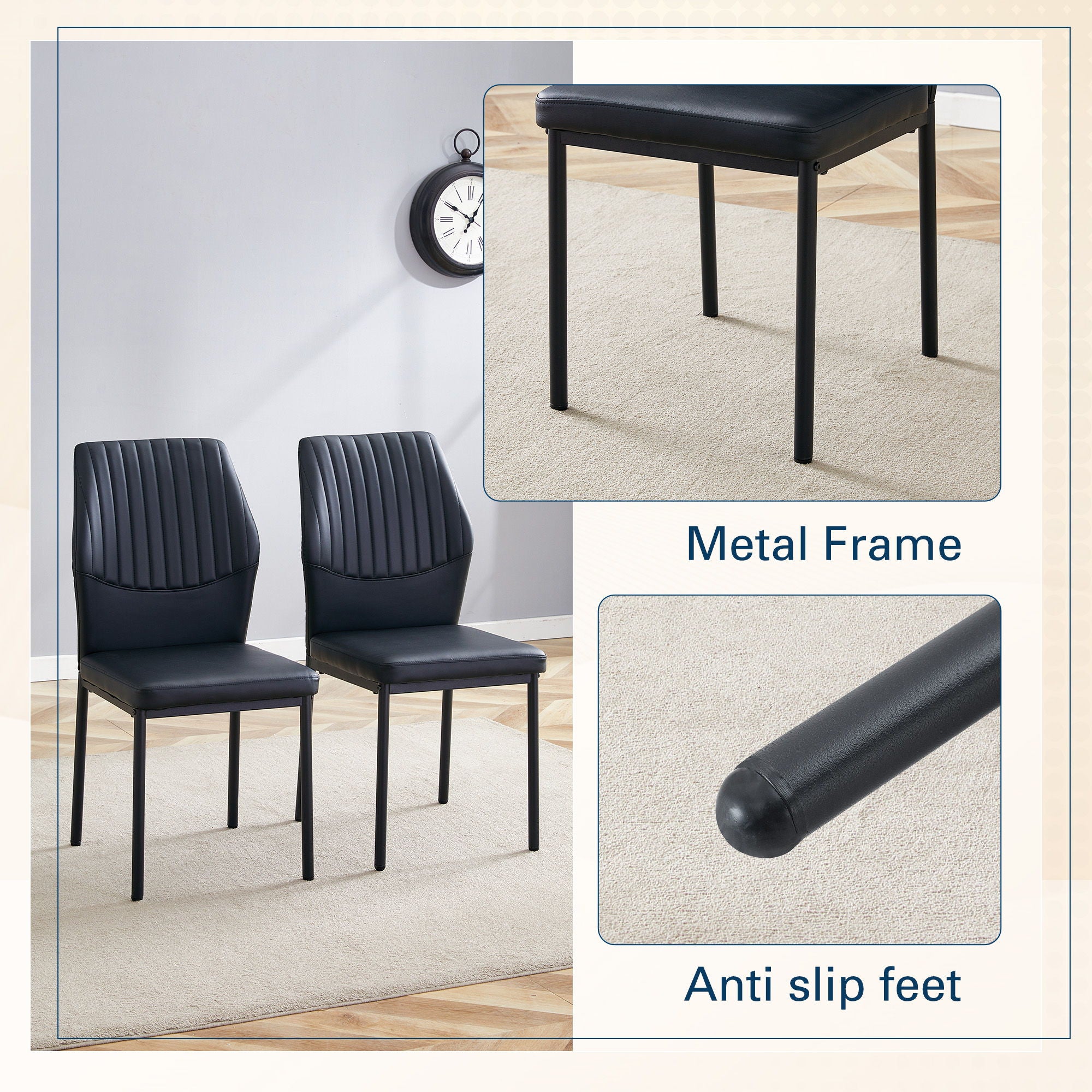 Luxury Simple Chair With Metal Leg - Best Buy Furniture