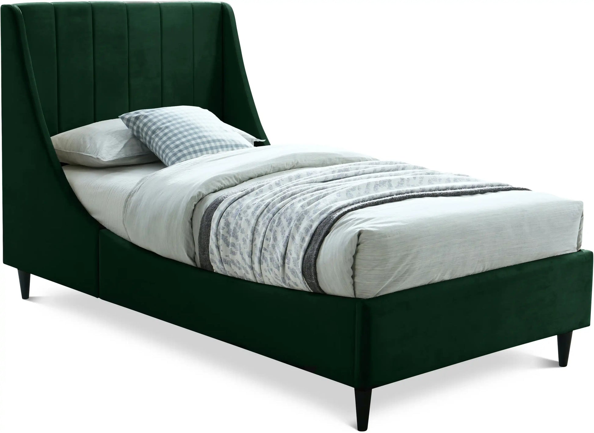 Eva - Velvet Bed - Best Buy Furniture