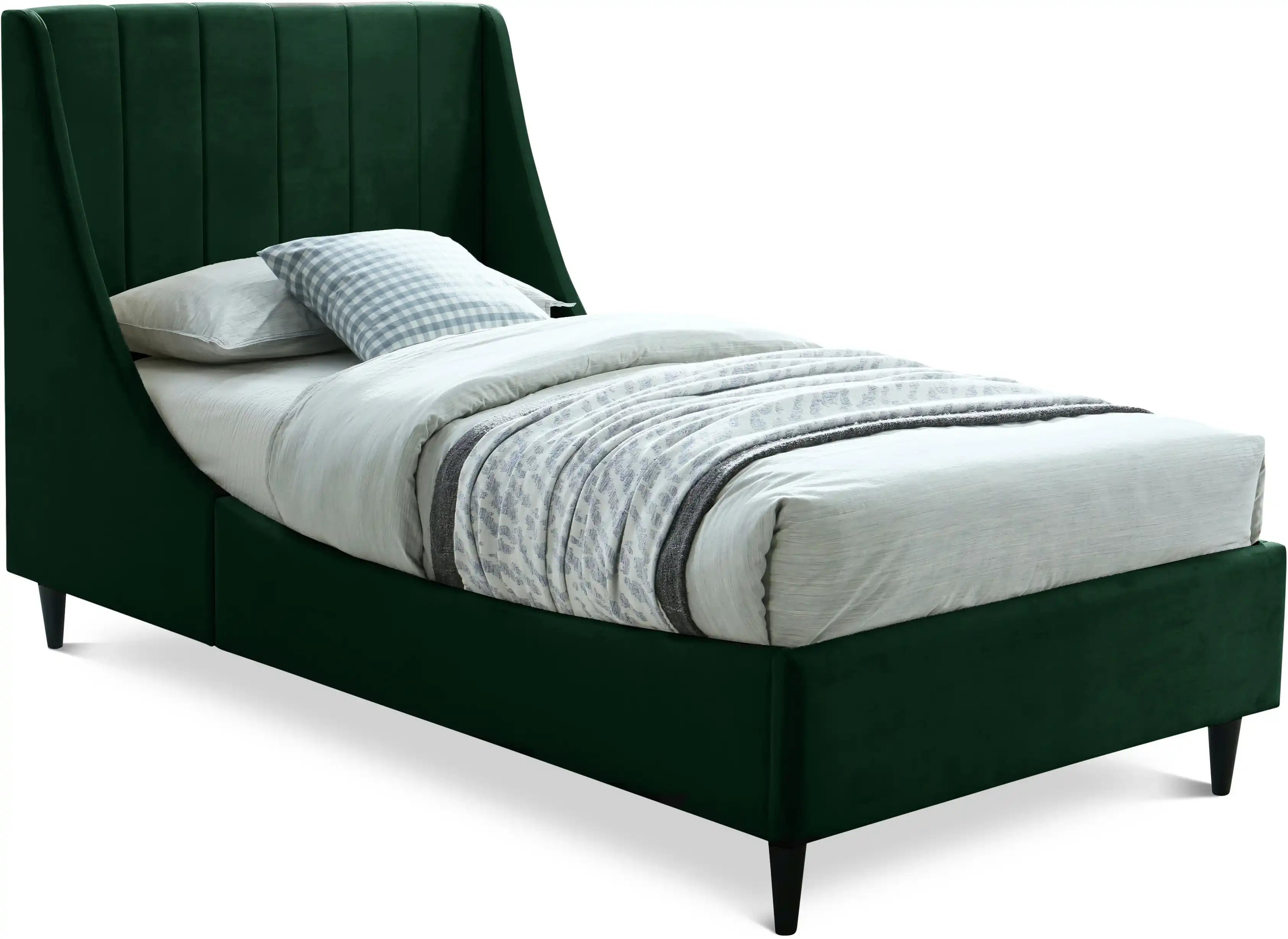 Eva - Velvet Bed - Best Buy Furniture
