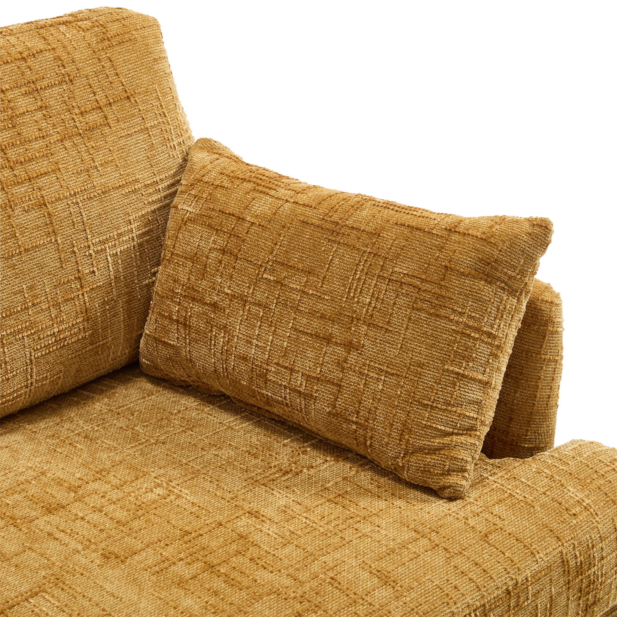 Chenille 2 Seater Sofa With LED Light, USB Charging Port, And Storage Bag - Best Buy Furniture