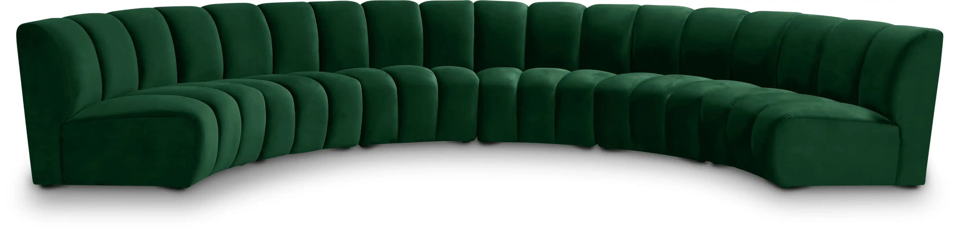 Infinity - 6 Piece Velvet Modular Sectional - Best Buy Furniture