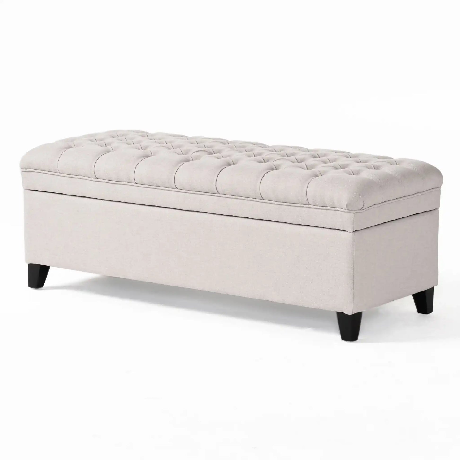 Juliana - Storage Ottoman With Birch Legs - Best Buy Furniture