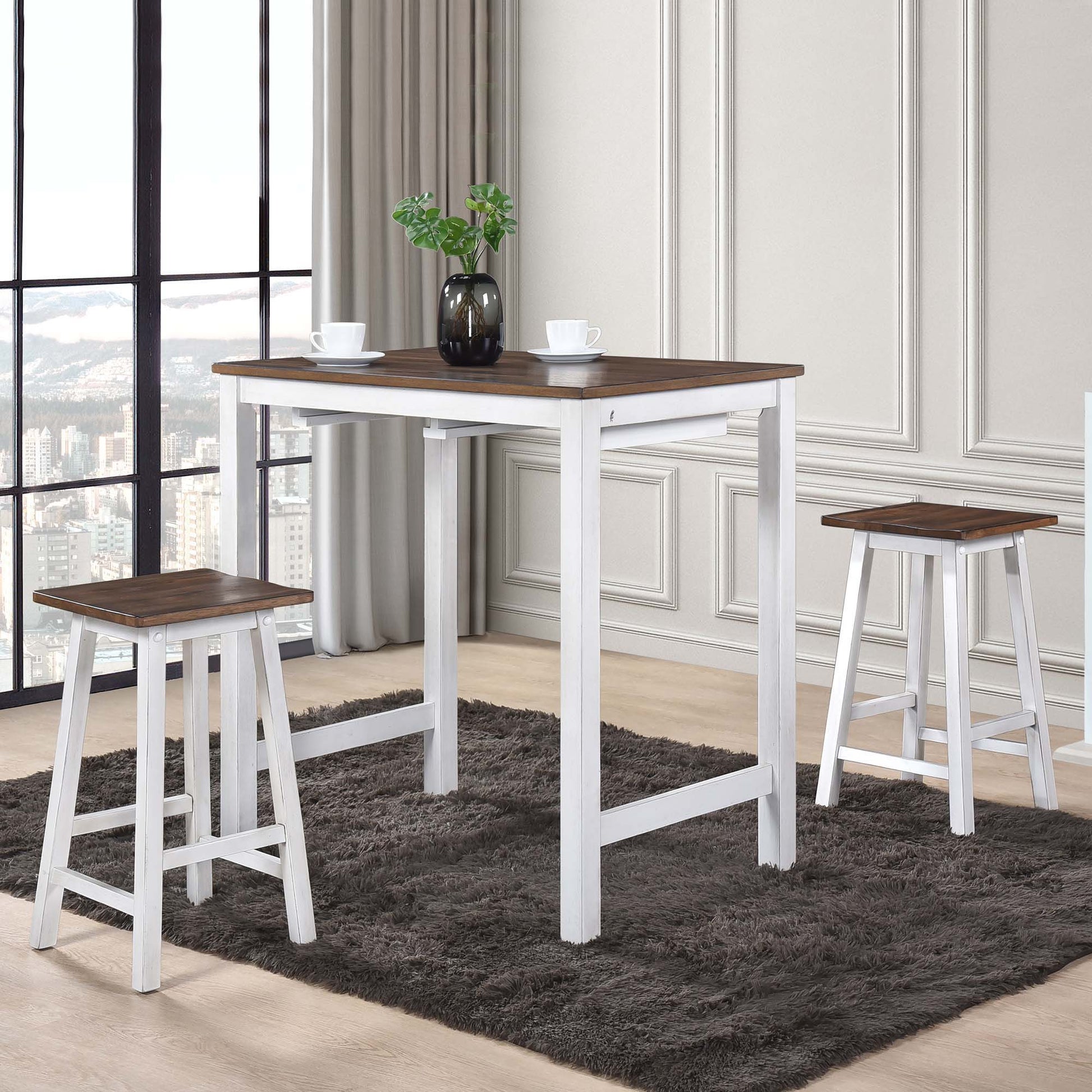3 Pieces Counter Height Set - Best Buy Furniture