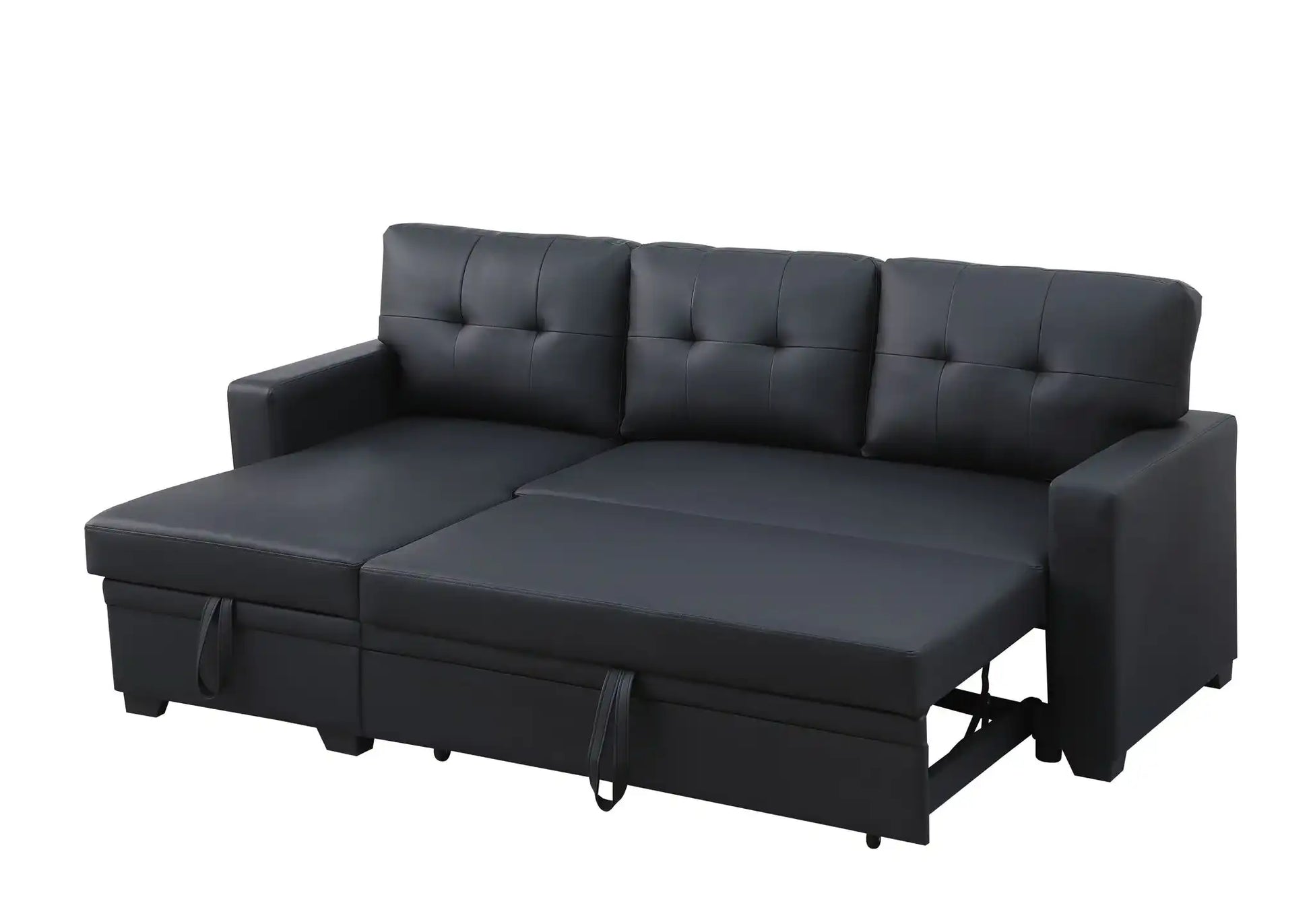 Upholstered Pull Out Sectional Sofa With Chaise - Best Buy Furniture