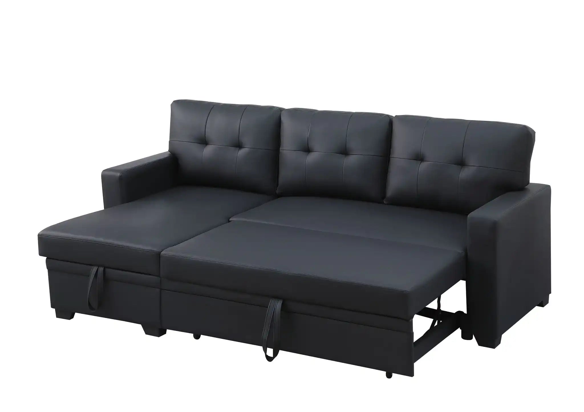 Upholstered Pull Out Sectional Sofa With Chaise - Best Buy Furniture