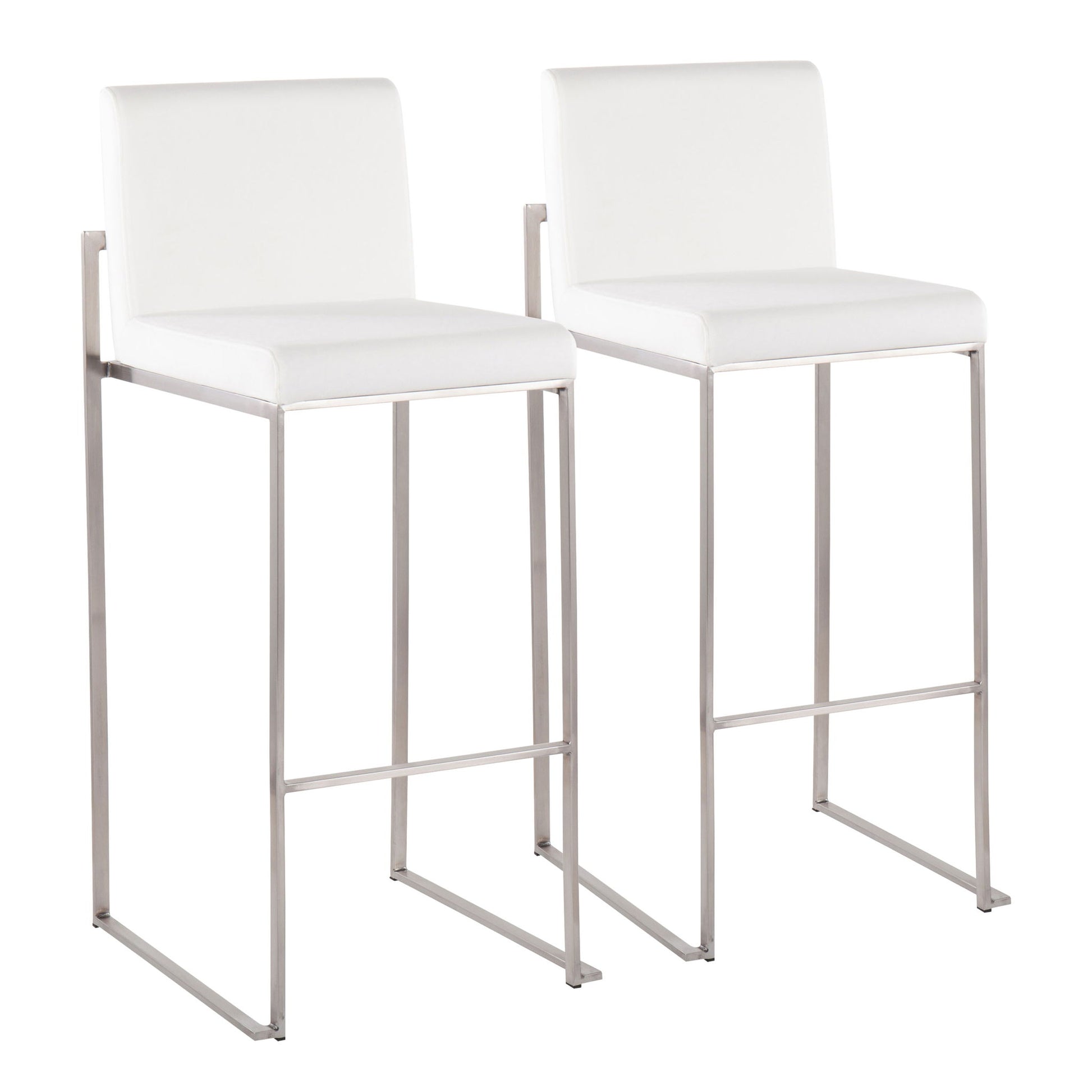 Fuji - Contemporary And Modern Elegance High Back Barstool - Best Buy Furniture