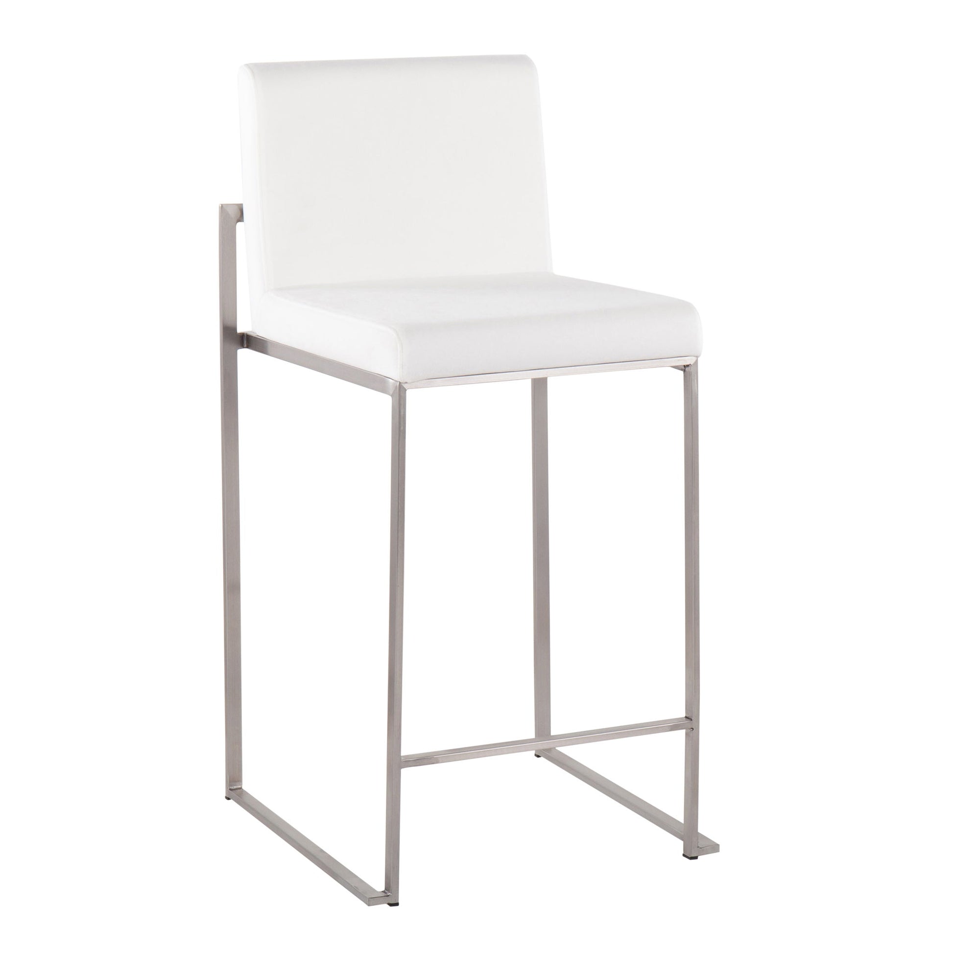 Fuji - Contemporary High Back Counter Stool, Functional Design - Best Buy Furniture