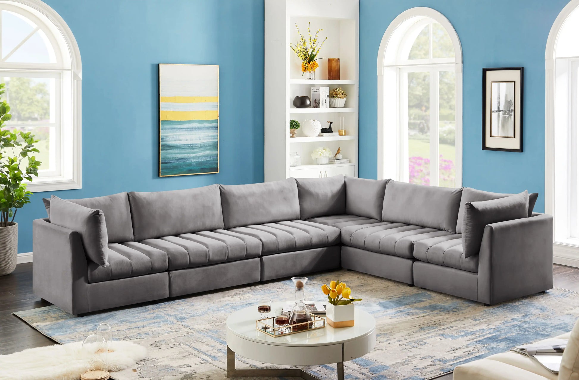 Jacob - 6 Pc. Modular Sectional - Best Buy Furniture