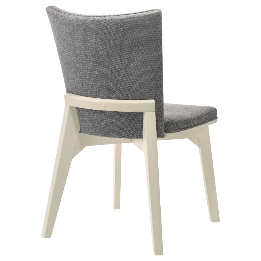 Biloxi - Upholstered Dining Side Chair (Set of 2) - Gray - Best Buy Furniture