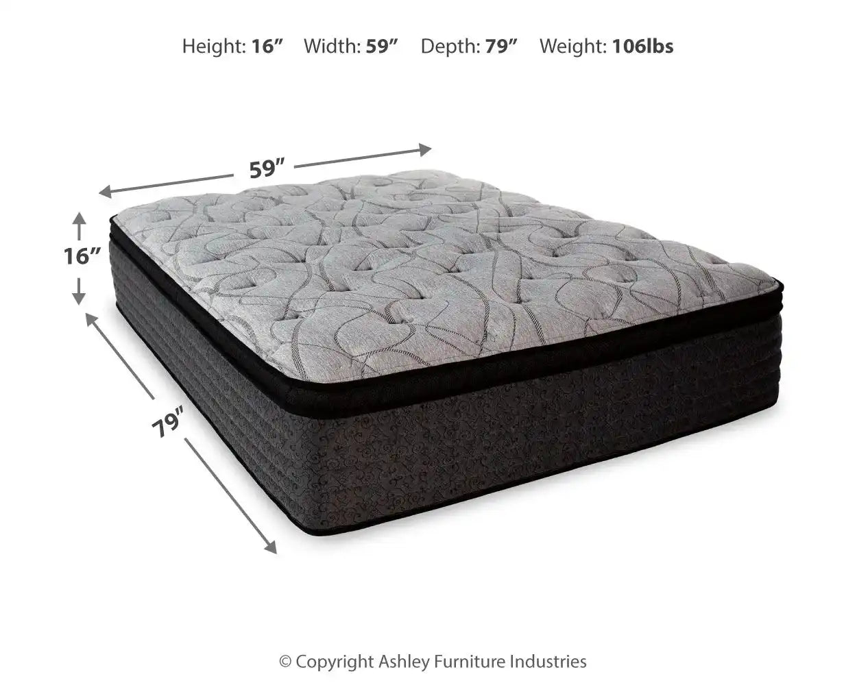 Hybrid 1600 - Euro Top Mattress - Best Buy Furniture