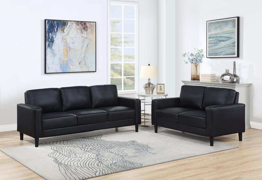 Ruth - Upholstered Track Arm Sofa Set - Best Buy Furniture