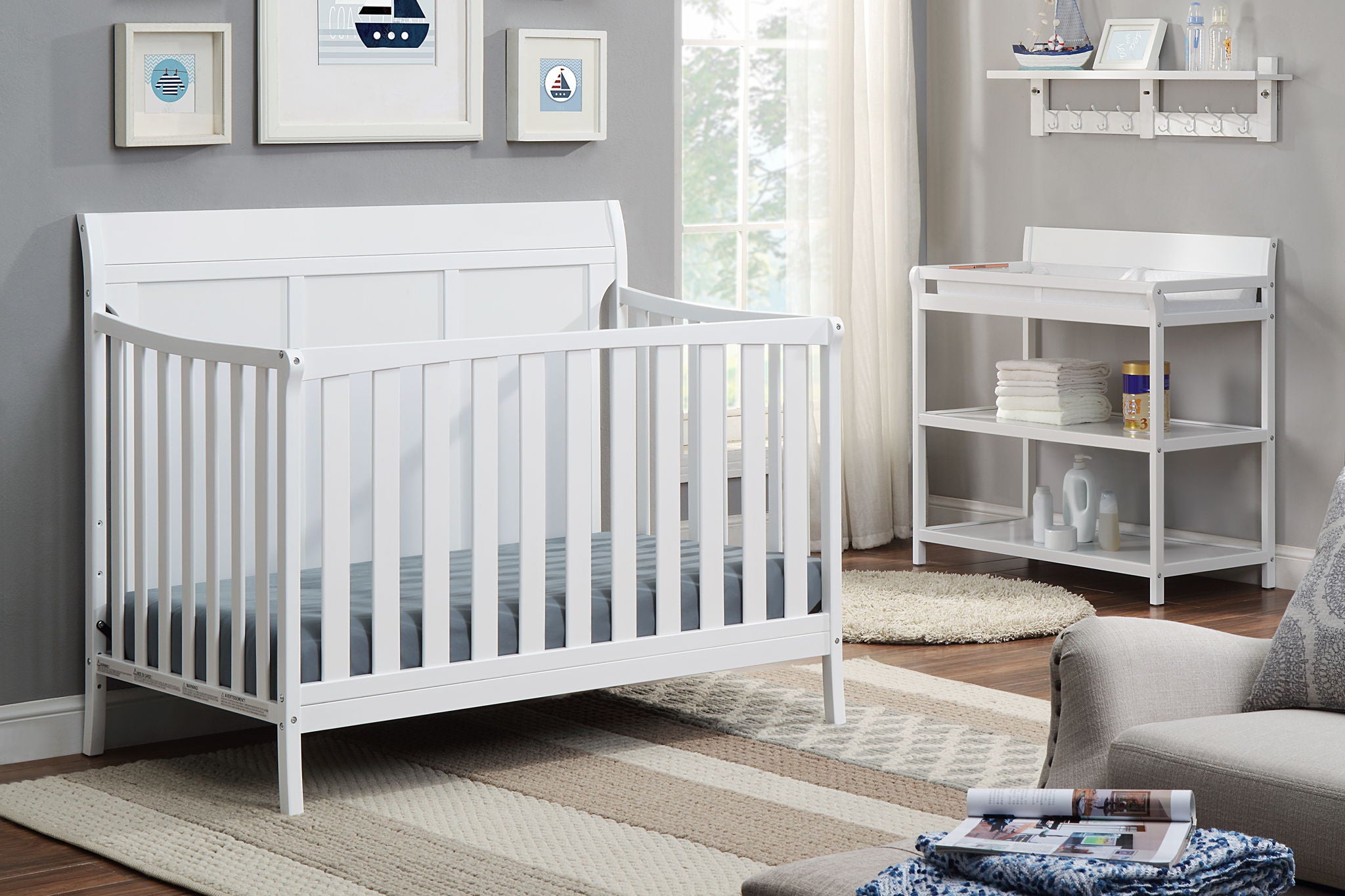 Shailee - 4-in-1 Convertible Crib - Best Buy Furniture