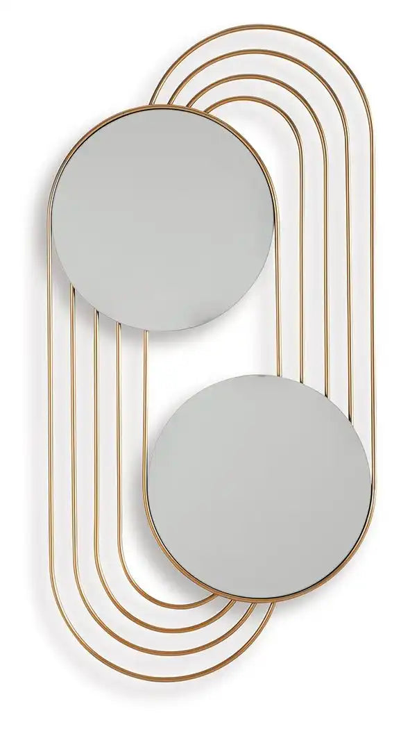 Warrenley - Accent Mirror - Gold Finish - Best Buy Furniture