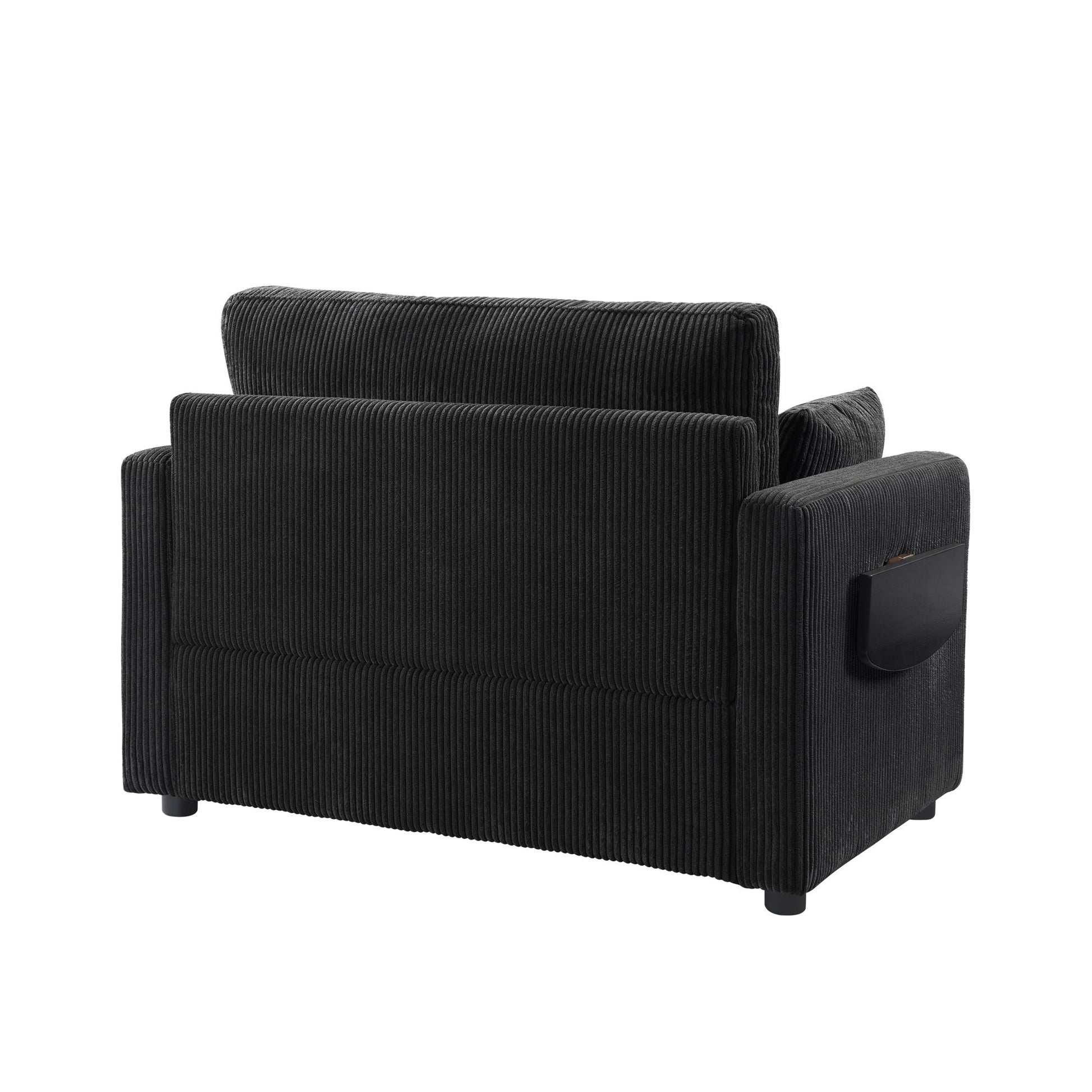 Sleeper Sofa With Foldable Mattress, USB Ports, Side Table & Storage Pocket - Best Buy Furniture