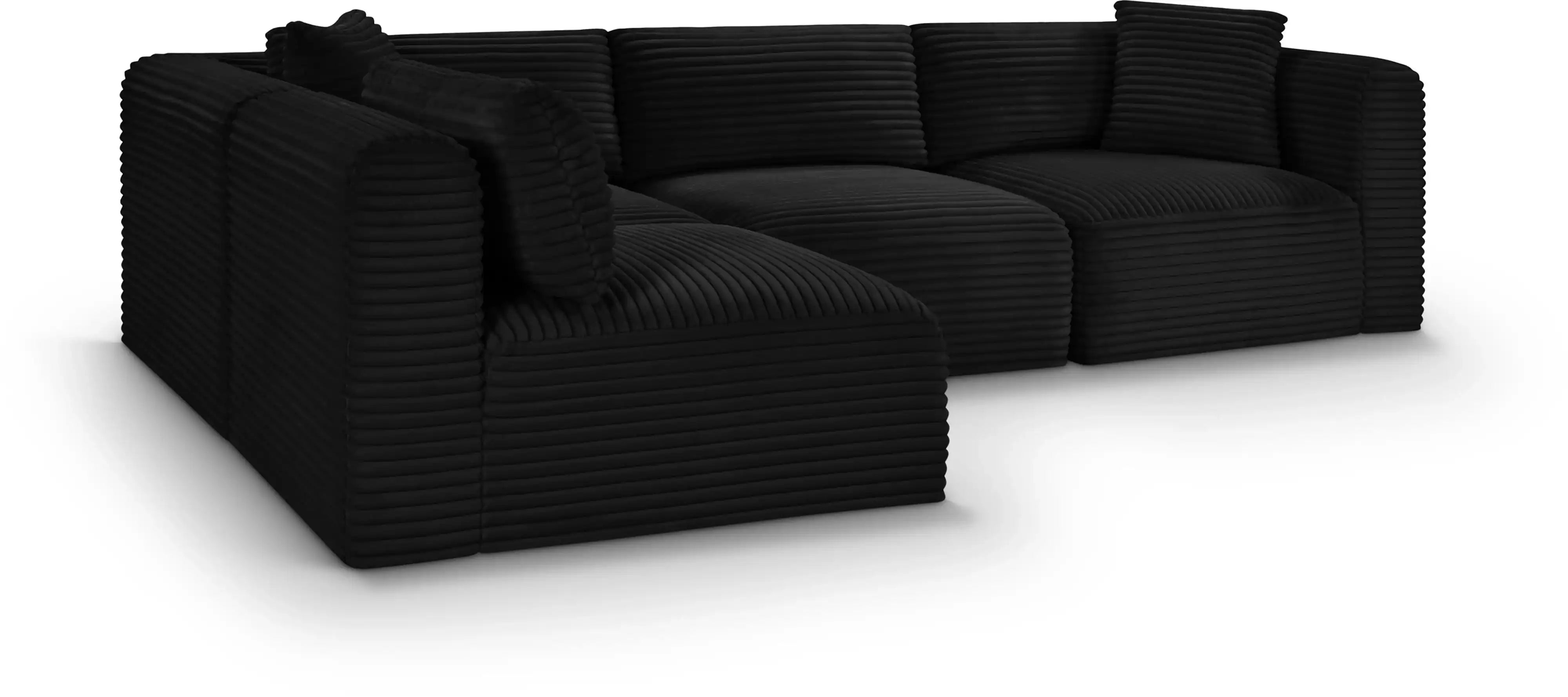 Shaggy - 4 Piece Modular Sectional - Best Buy Furniture