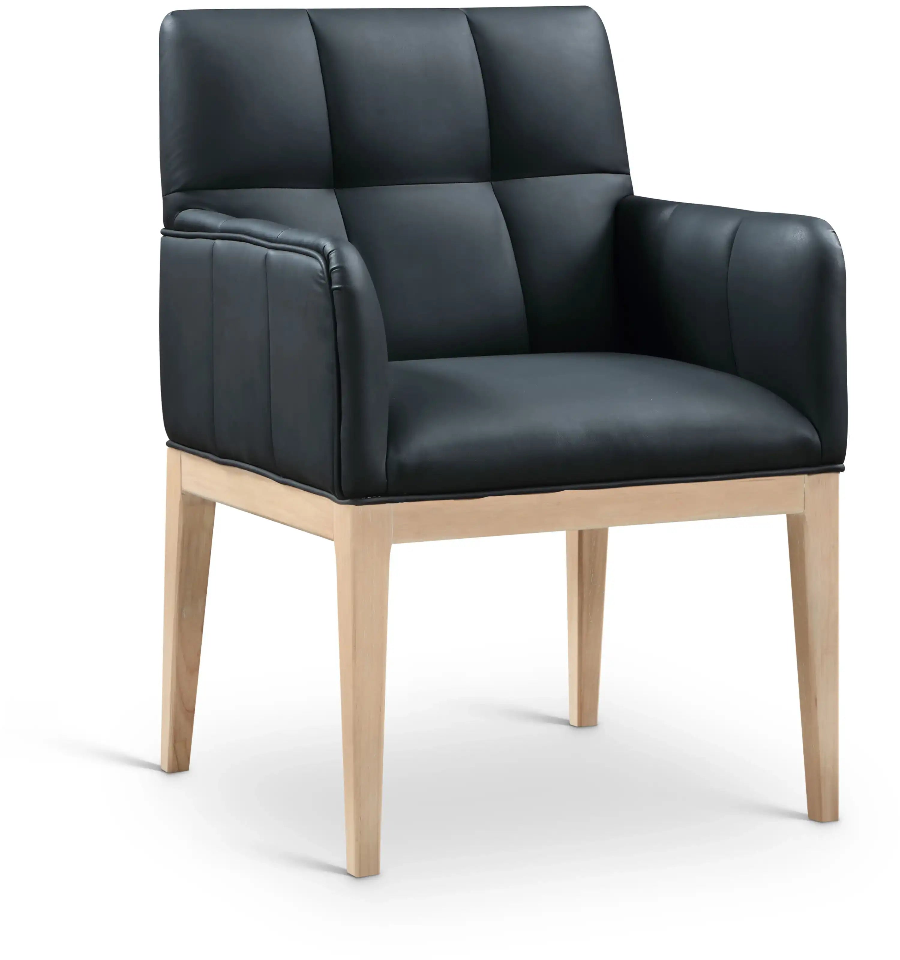 Adrian - Dining Arm Chair (Set of 2) - Light Brown Legs - Best Buy Furniture