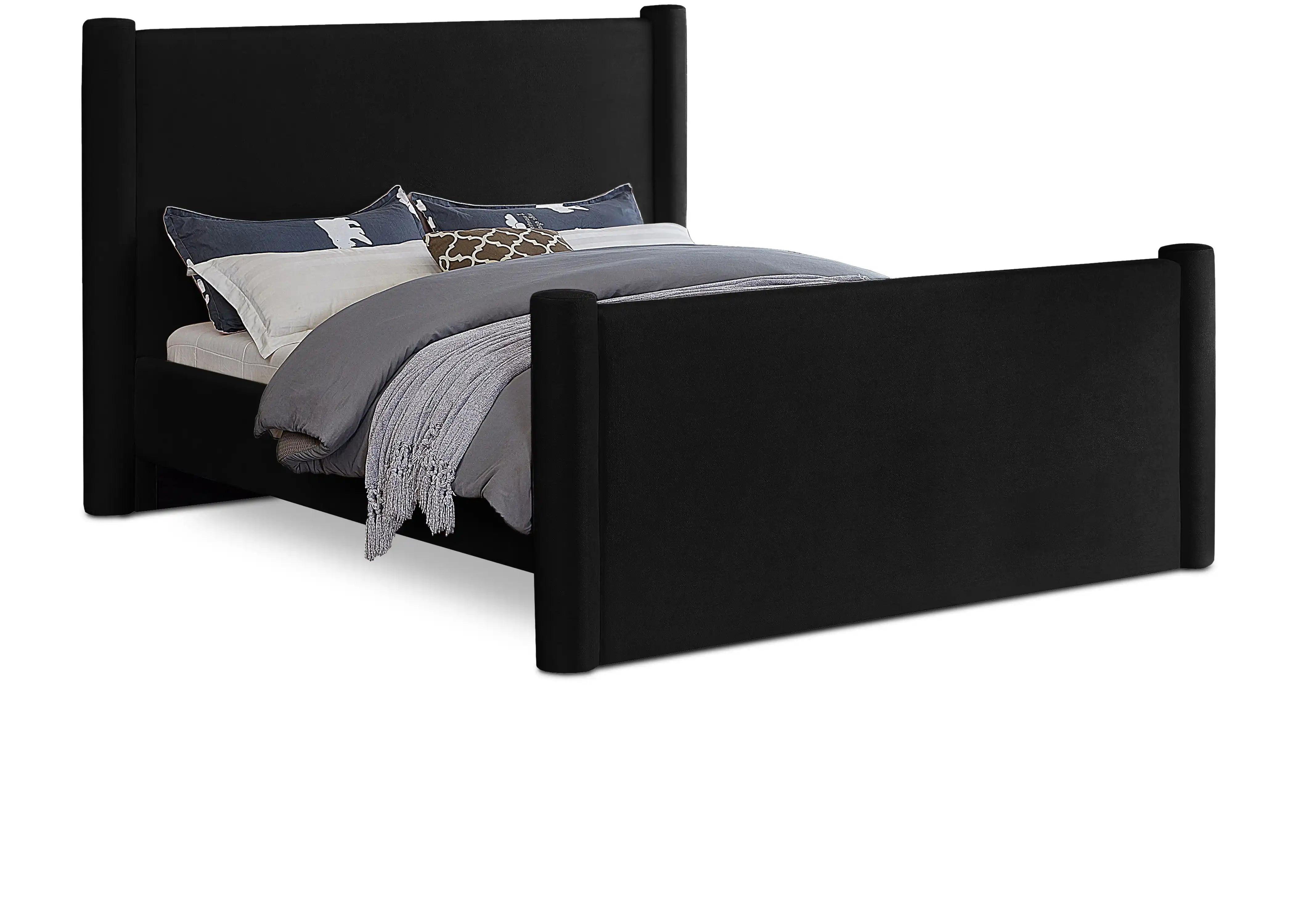 Elias - Velvet Bed - Best Buy Furniture