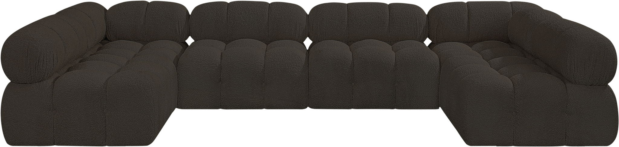 Ames - 6 Piece Fabric Modular Sectional - Best Buy Furniture