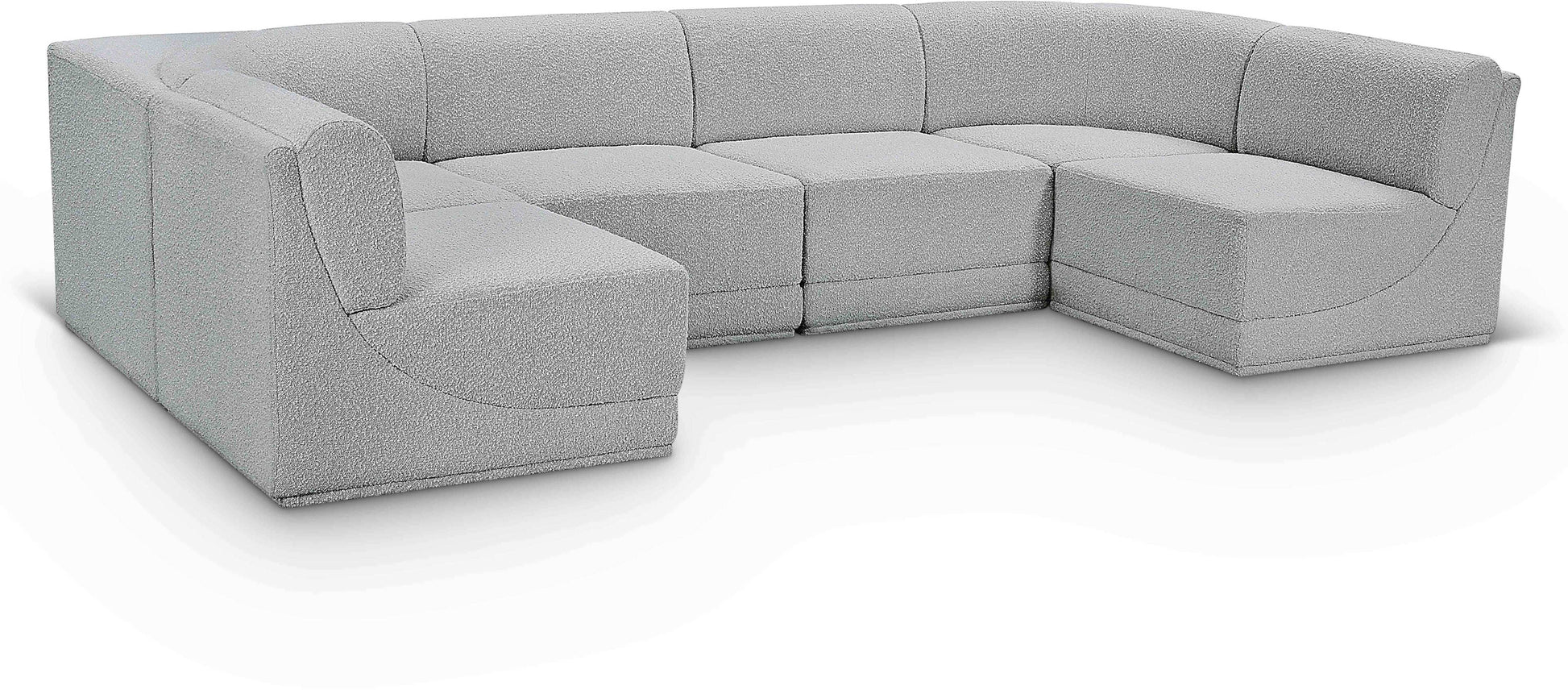 Ollie - 6 Piece Modular Sectional - Best Buy Furniture