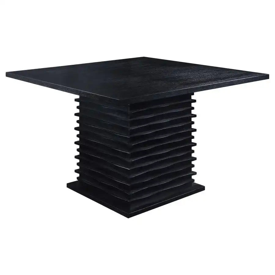 Stanton - Square Counter Height Dining Table - Black - Best Buy Furniture
