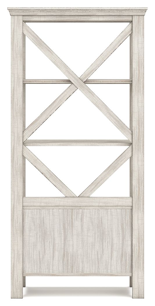 Carynhurst - Large Bookcase - Whitewash - Best Buy Furniture