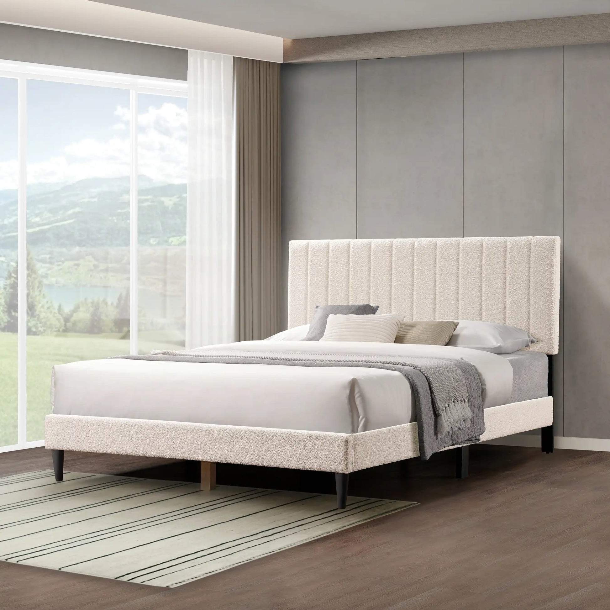 Queen Dove Platform Bed | Modern Platform bed Sale - Best Buy Furniture